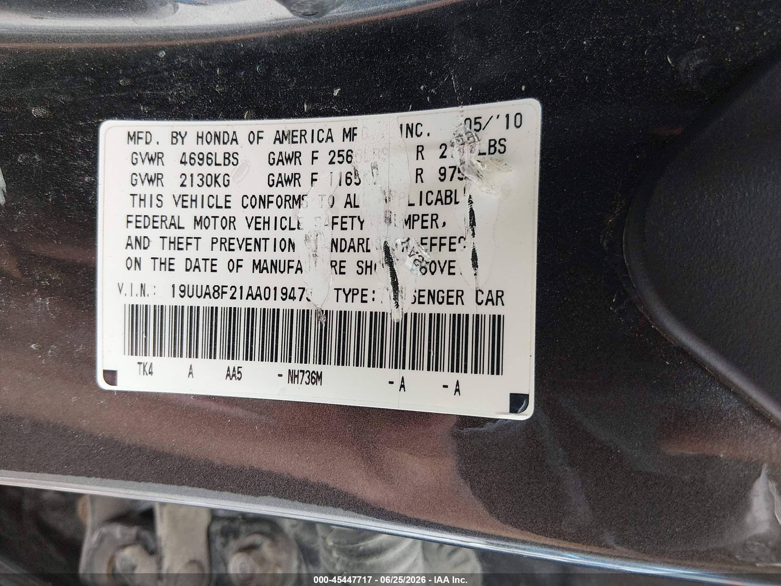 2010 Acura Tl 3.5 Gray vin: 19UUA8F21AA019479
