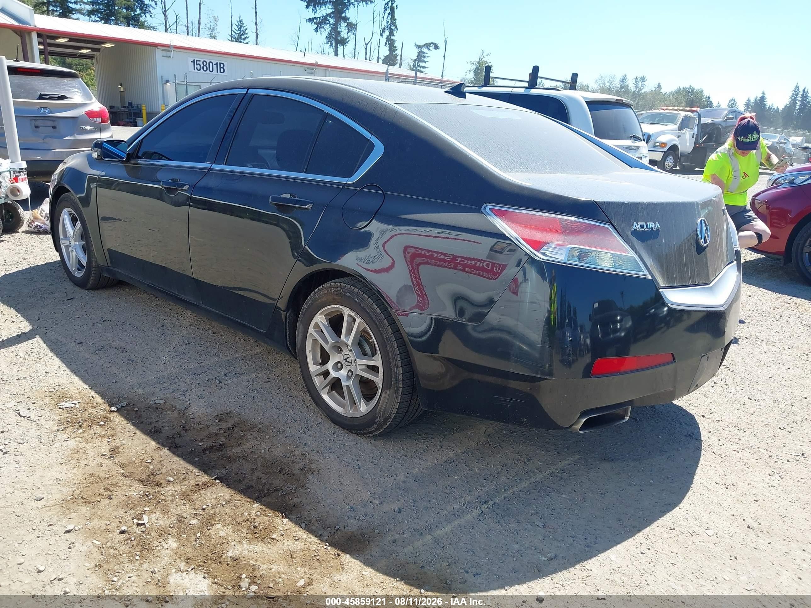 2010 Acura Tl 3.5 Black vin: 19UUA8F21AA027288