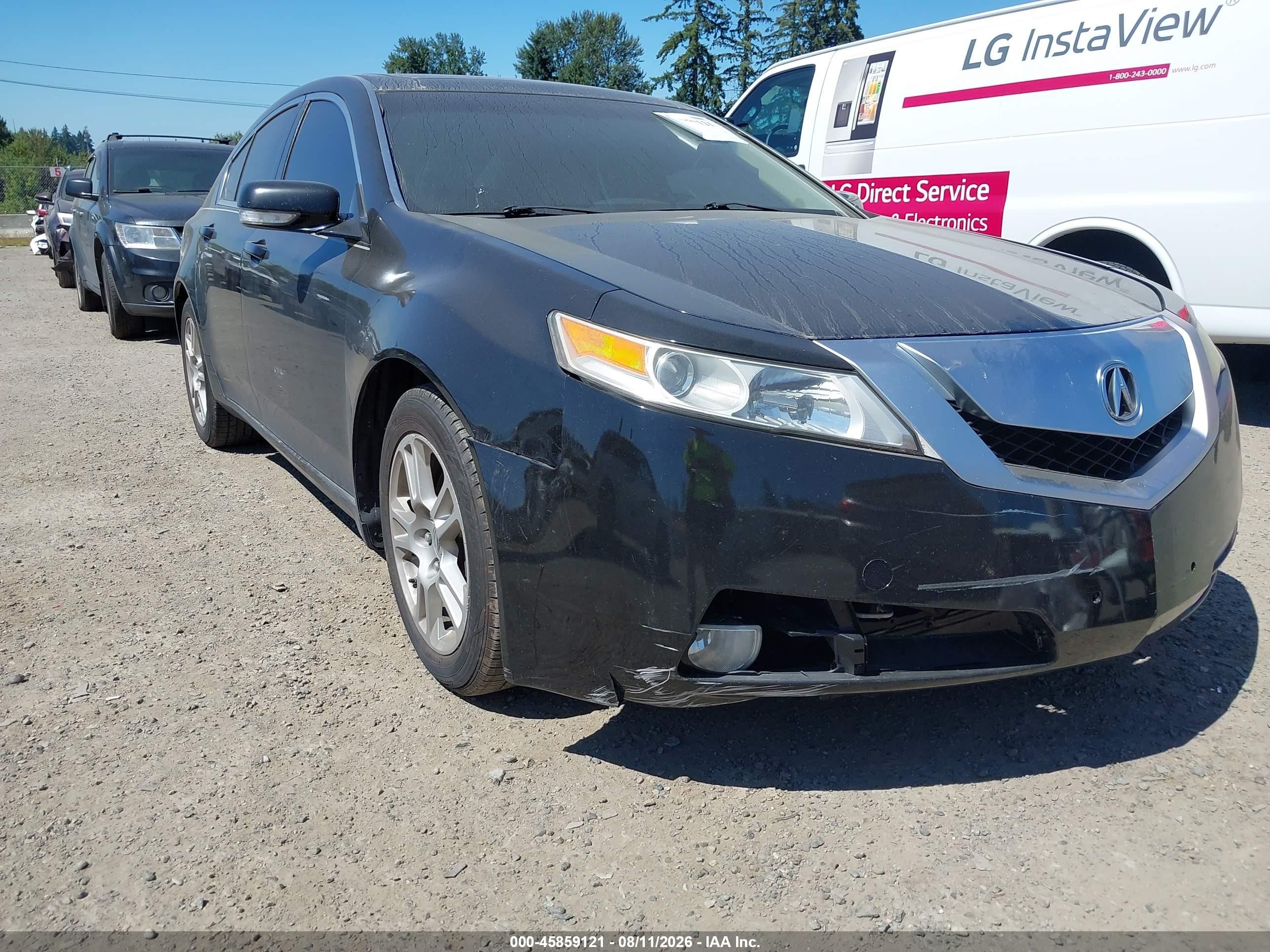 2010 Acura Tl 3.5 Black vin: 19UUA8F21AA027288