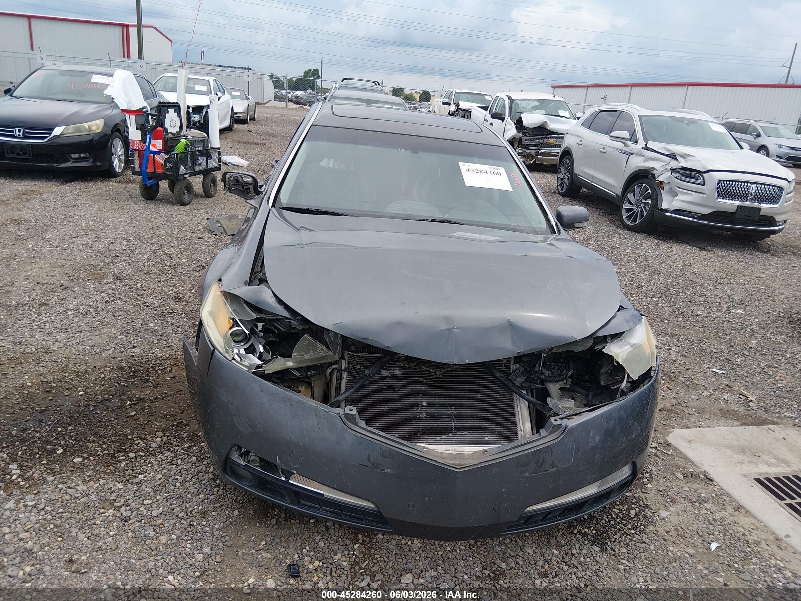 2011 Acura Tl 3.5 Gray vin: 19UUA8F21BA000934