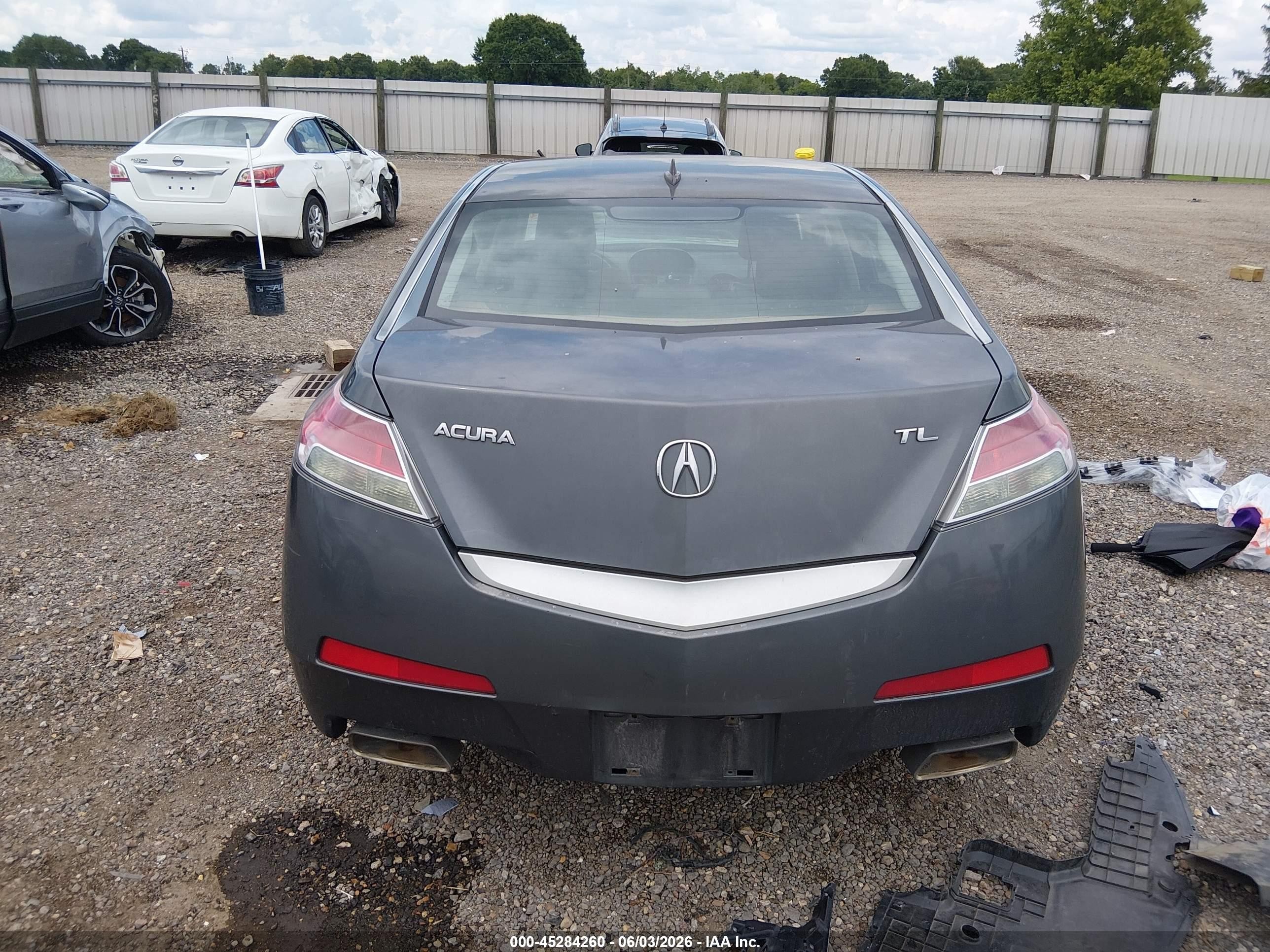 2011 Acura Tl 3.5 Gray vin: 19UUA8F21BA000934
