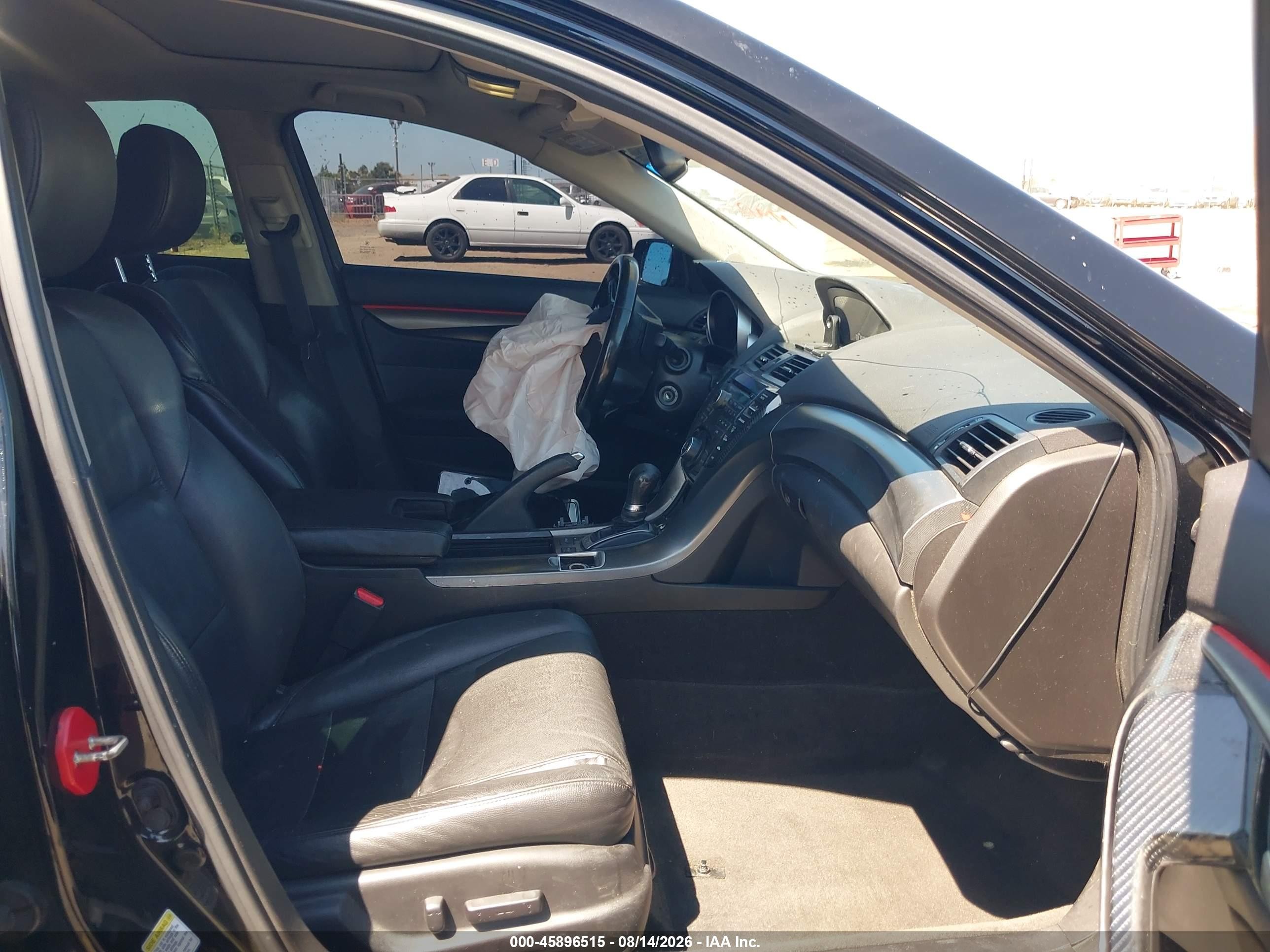 2012 Acura Tl 3.5 Черный vin: 19UUA8F21CA007268