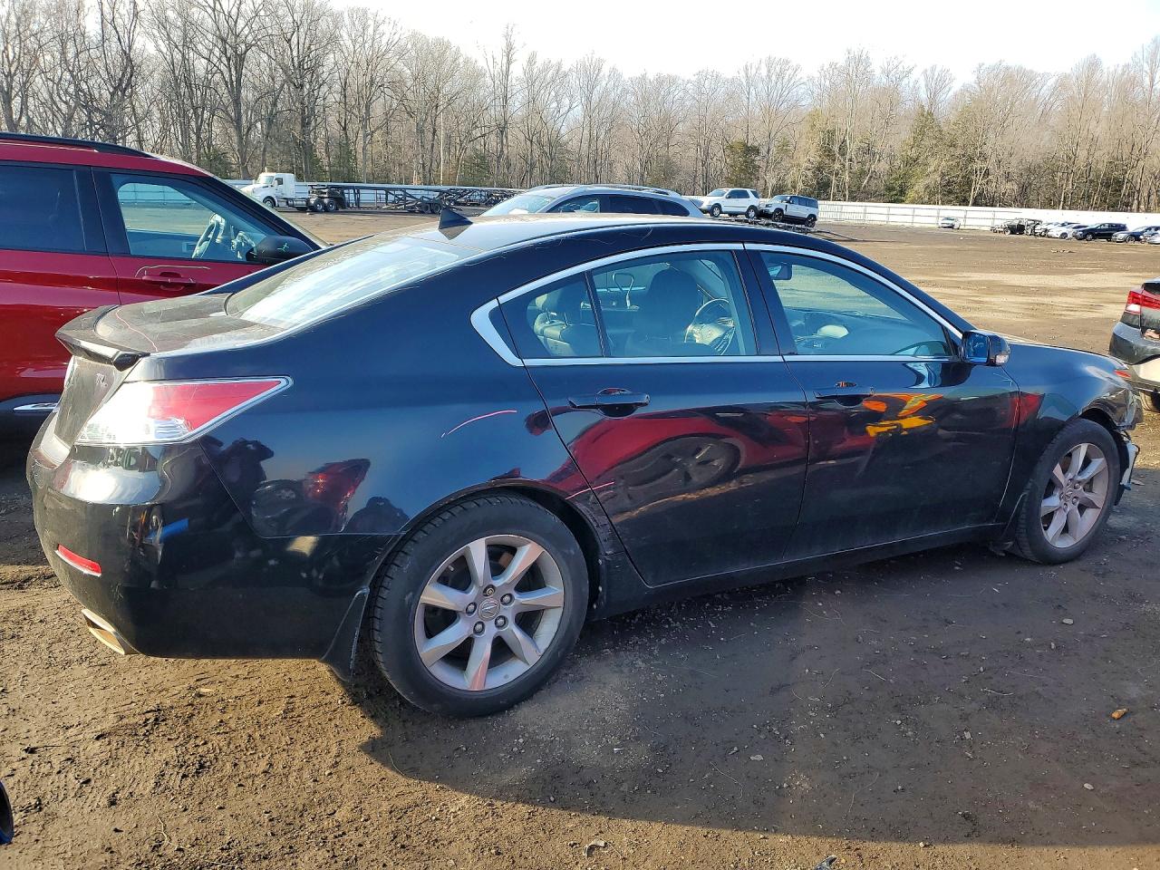 2012 Acura Tl Черный vin: 19UUA8F21CA012101