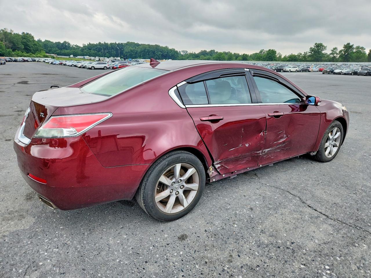 2012 Acura Tl Бордовый vin: 19UUA8F21CA034518