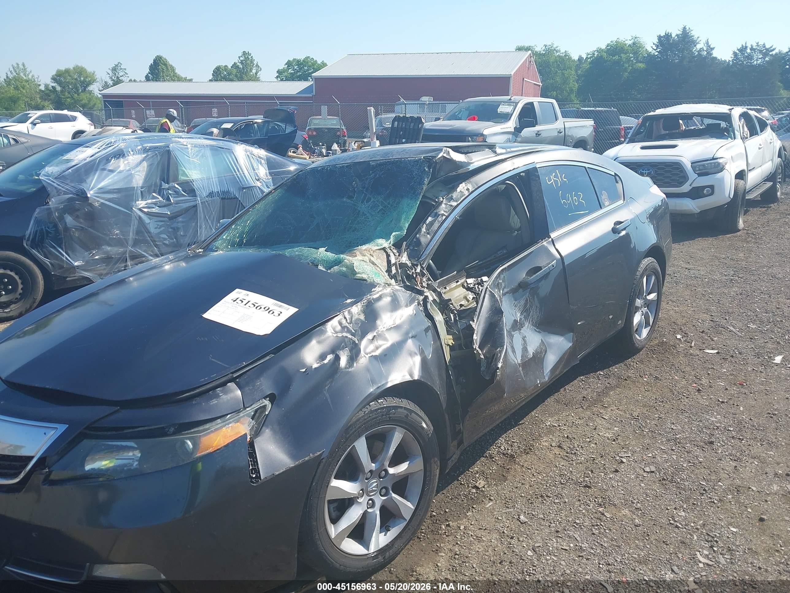 2013 Acura Tl 3.5 Серый vin: 19UUA8F21DA007207