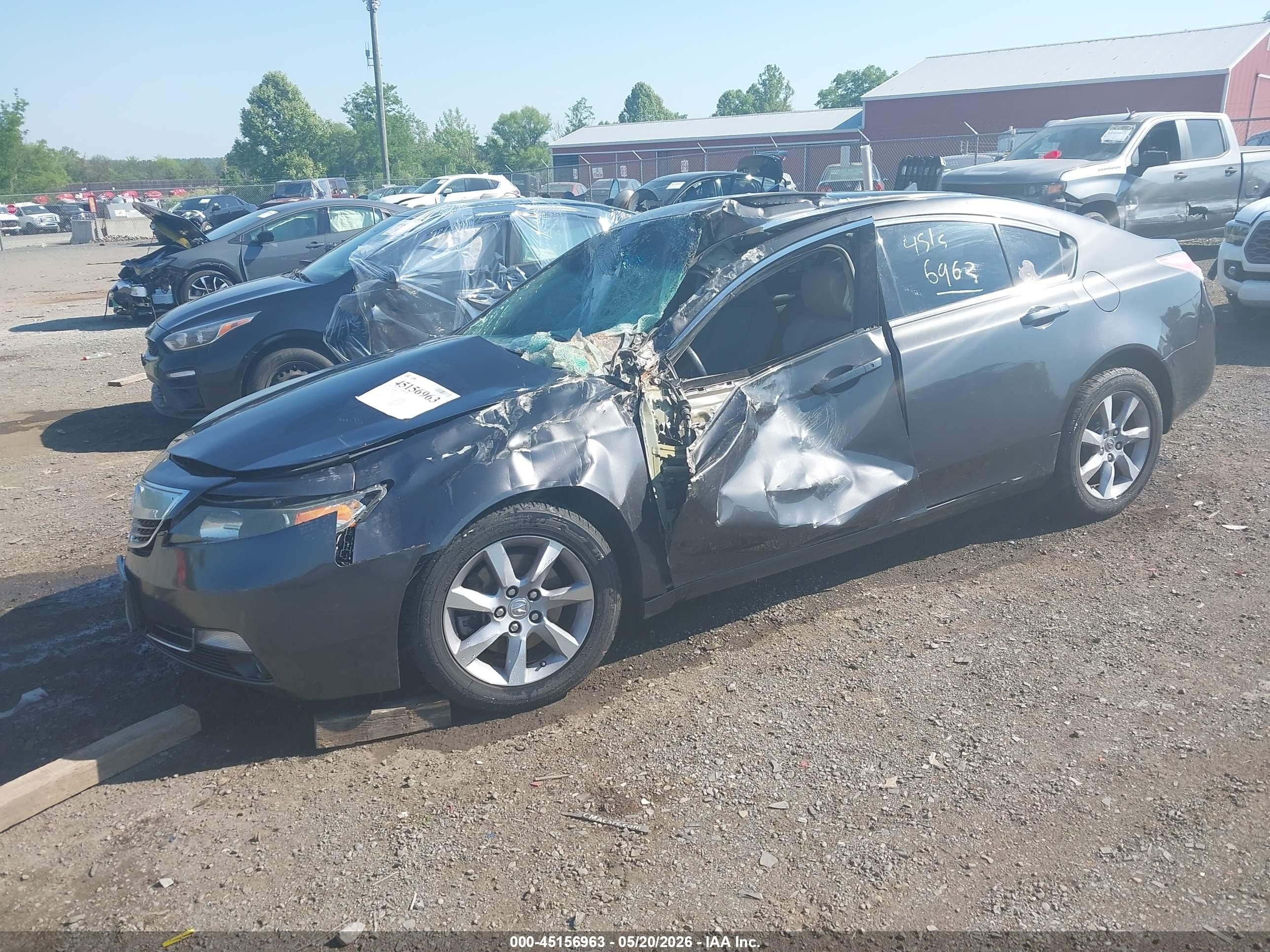 2013 Acura Tl 3.5 Серый vin: 19UUA8F21DA007207