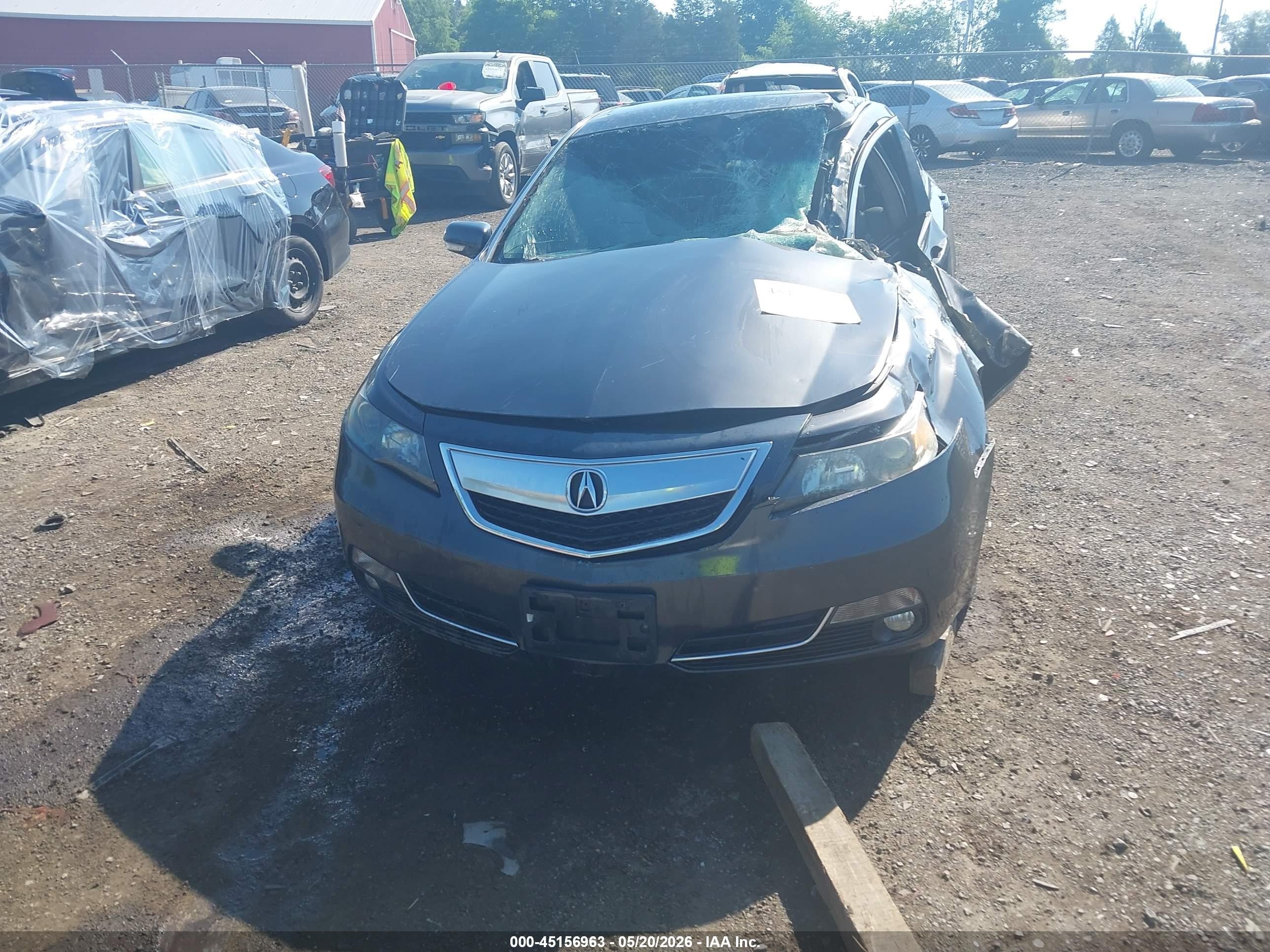 2013 Acura Tl 3.5 Серый vin: 19UUA8F21DA007207
