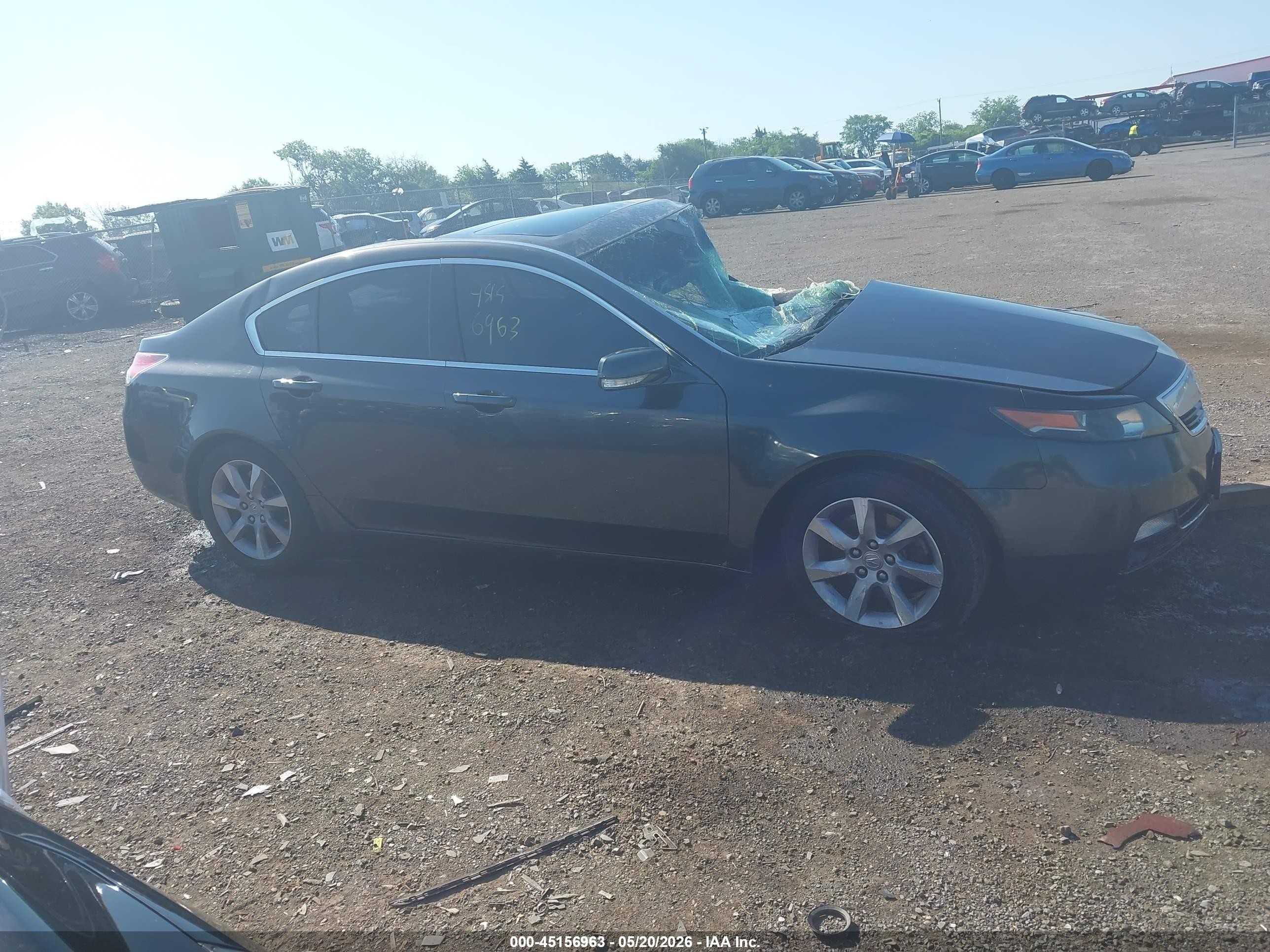 2013 Acura Tl 3.5 Серый vin: 19UUA8F21DA007207