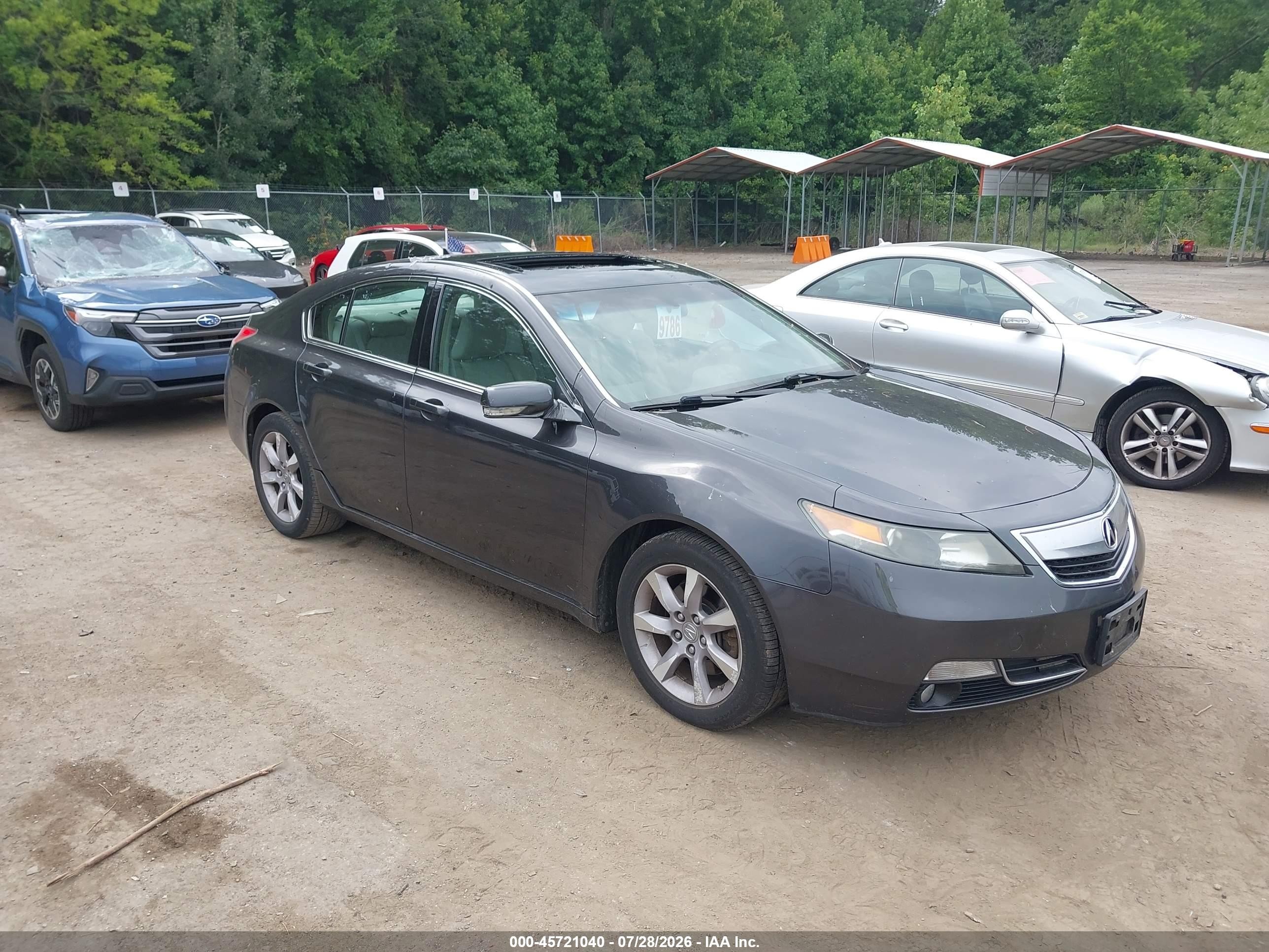 2013 Acura Tl 3.5 Black vin: 19UUA8F21DA007983
