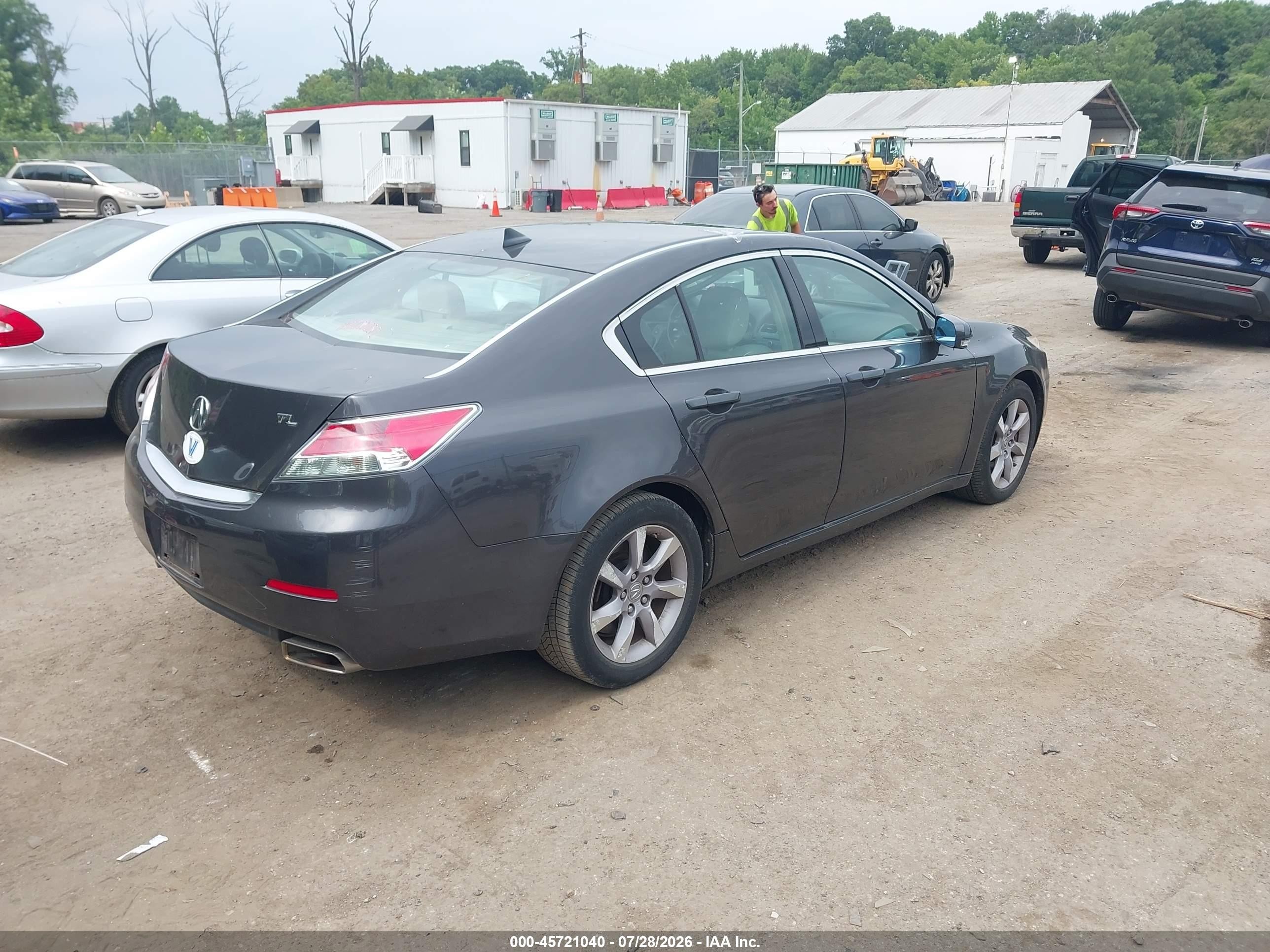 2013 Acura Tl 3.5 Black vin: 19UUA8F21DA007983