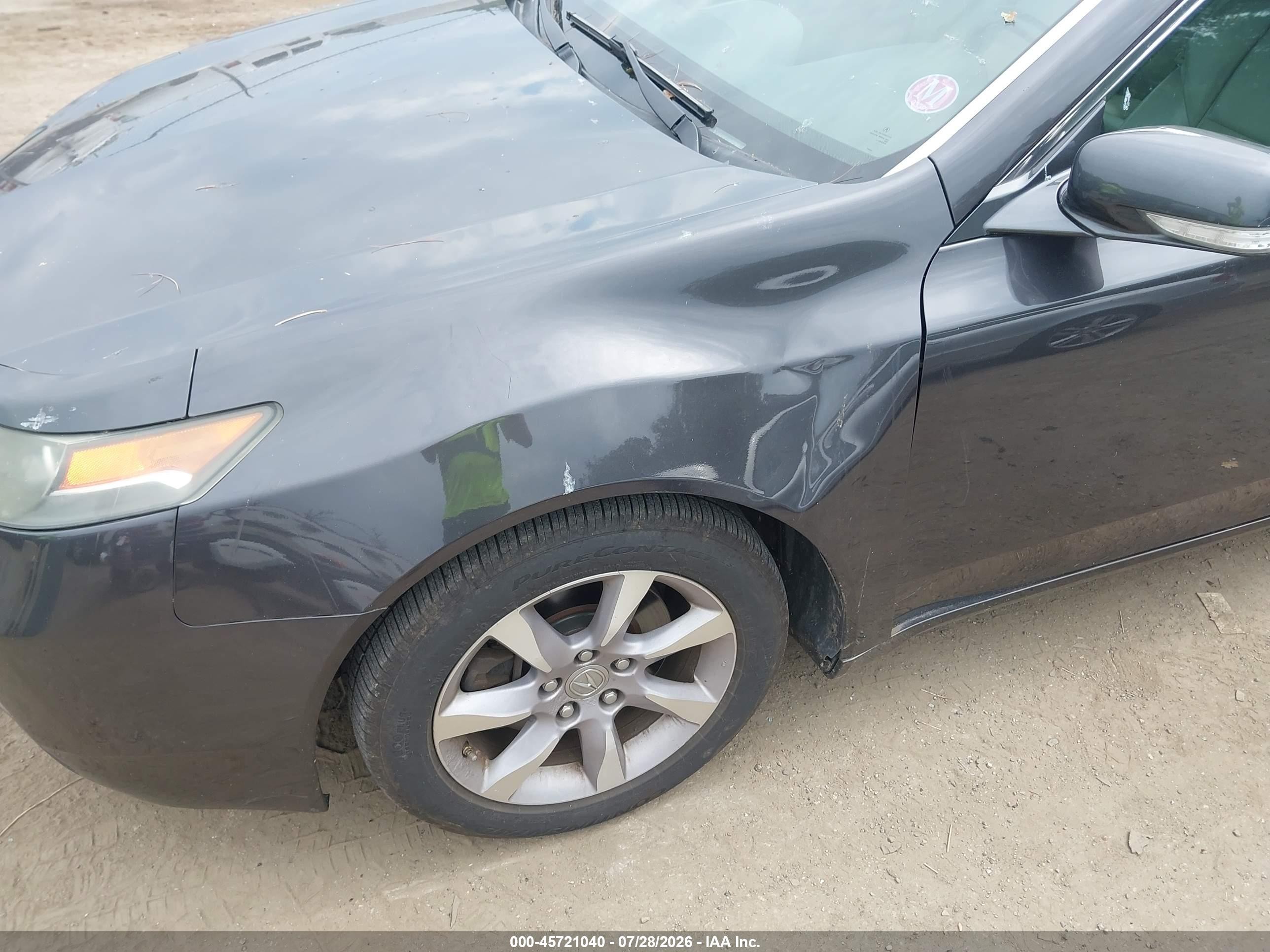 2013 Acura Tl 3.5 Black vin: 19UUA8F21DA007983