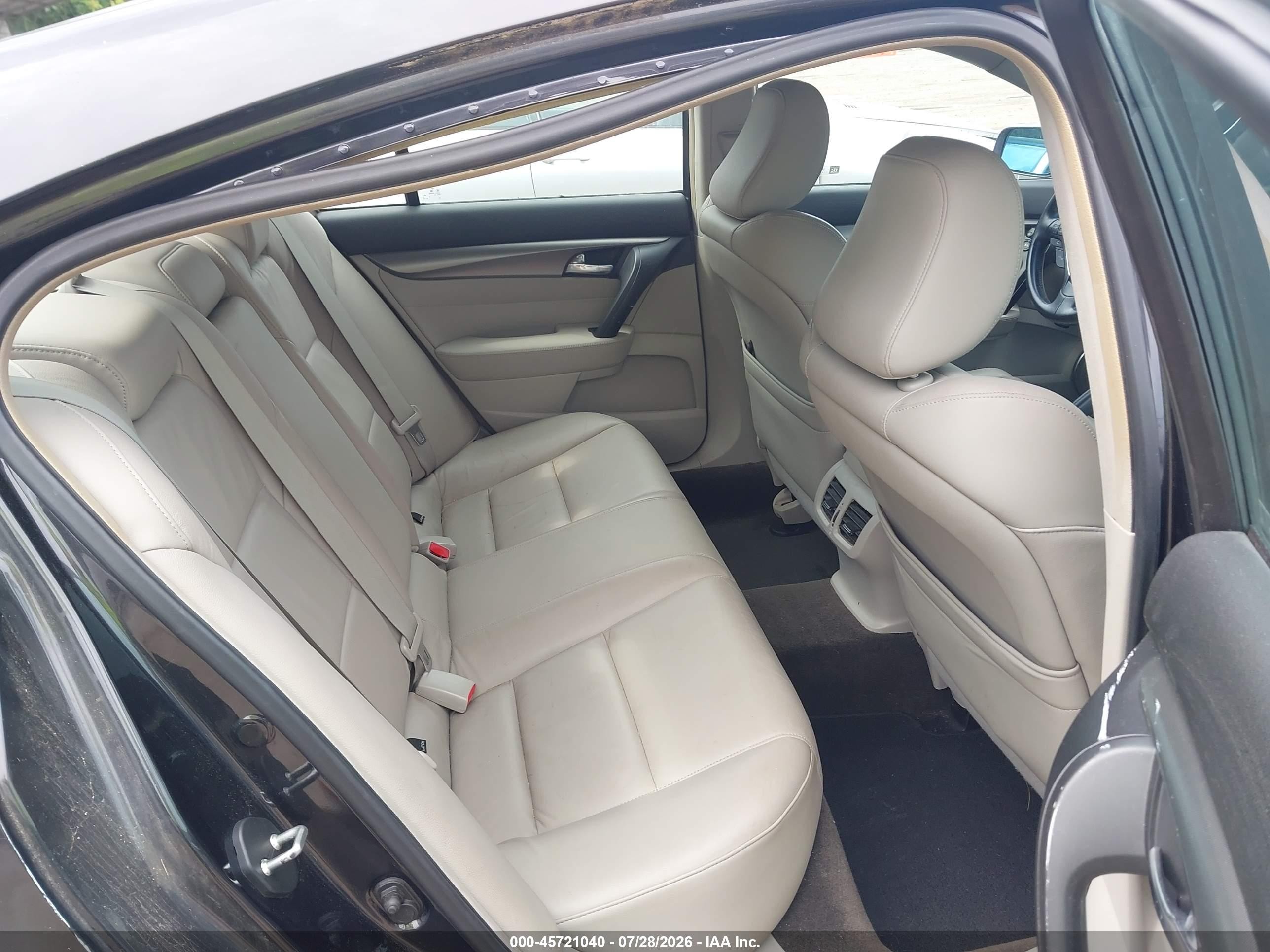 2013 Acura Tl 3.5 Black vin: 19UUA8F21DA007983