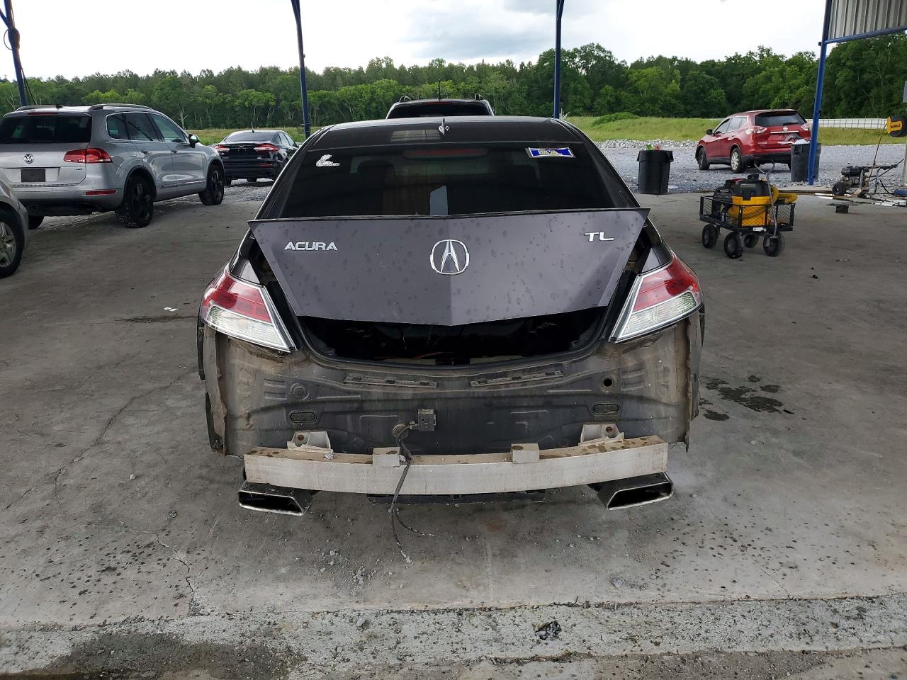 2010 Acura Tl Gray vin: 19UUA8F22AA009009