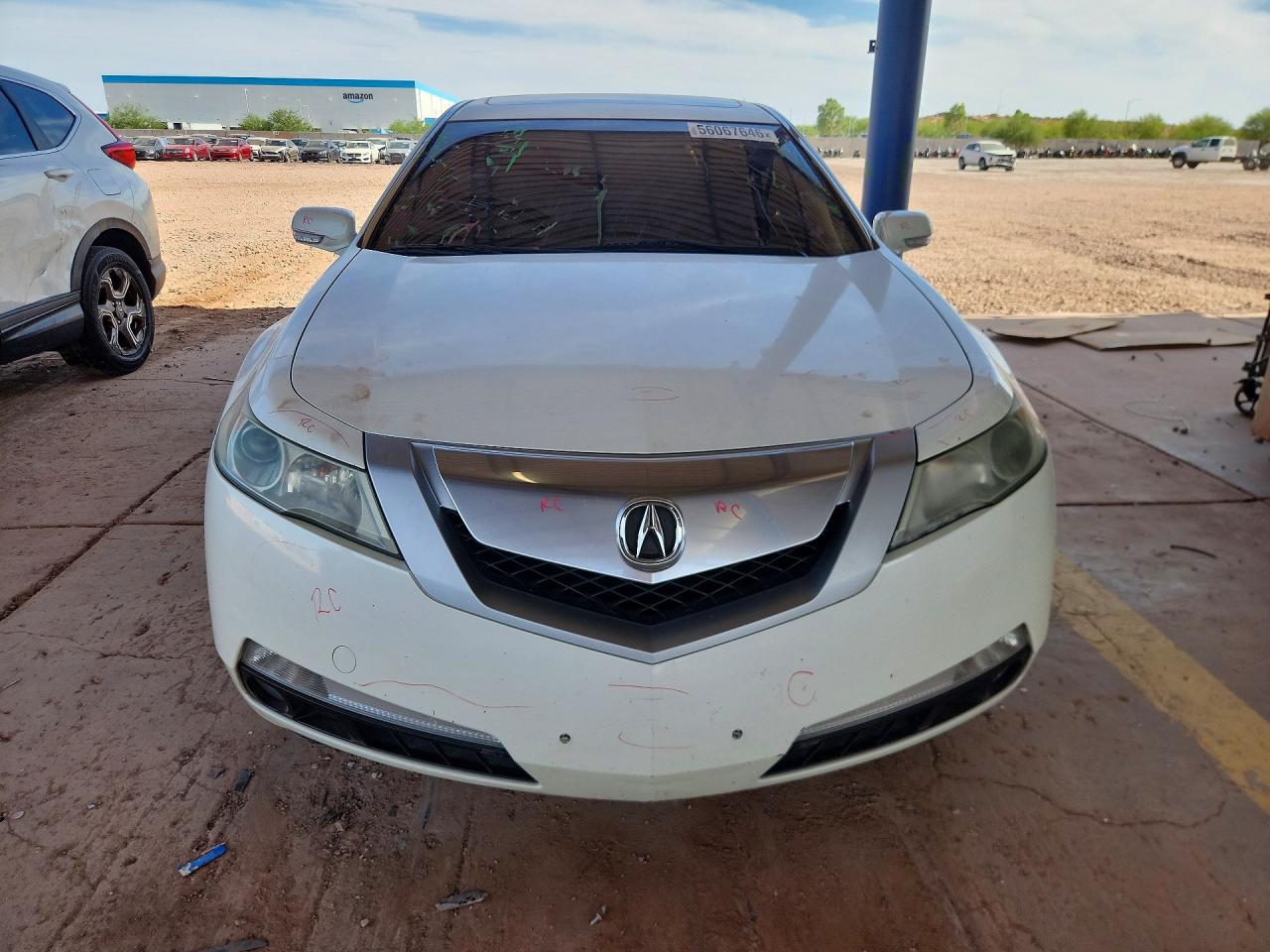 2010 Acura Tl White vin: 19UUA8F22AA011861