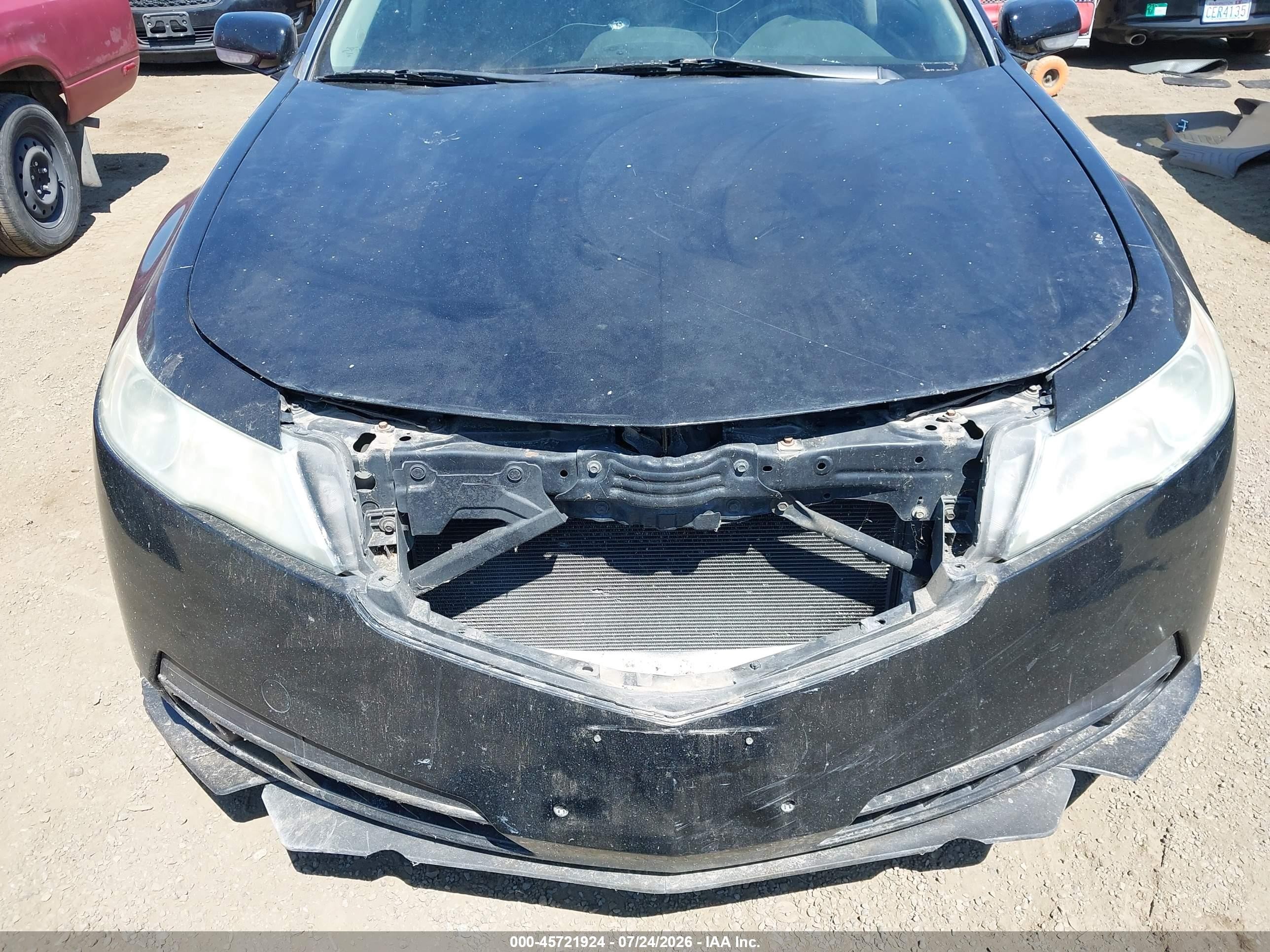 2010 Acura Tl 3.5 Black vin: 19UUA8F22AA800463