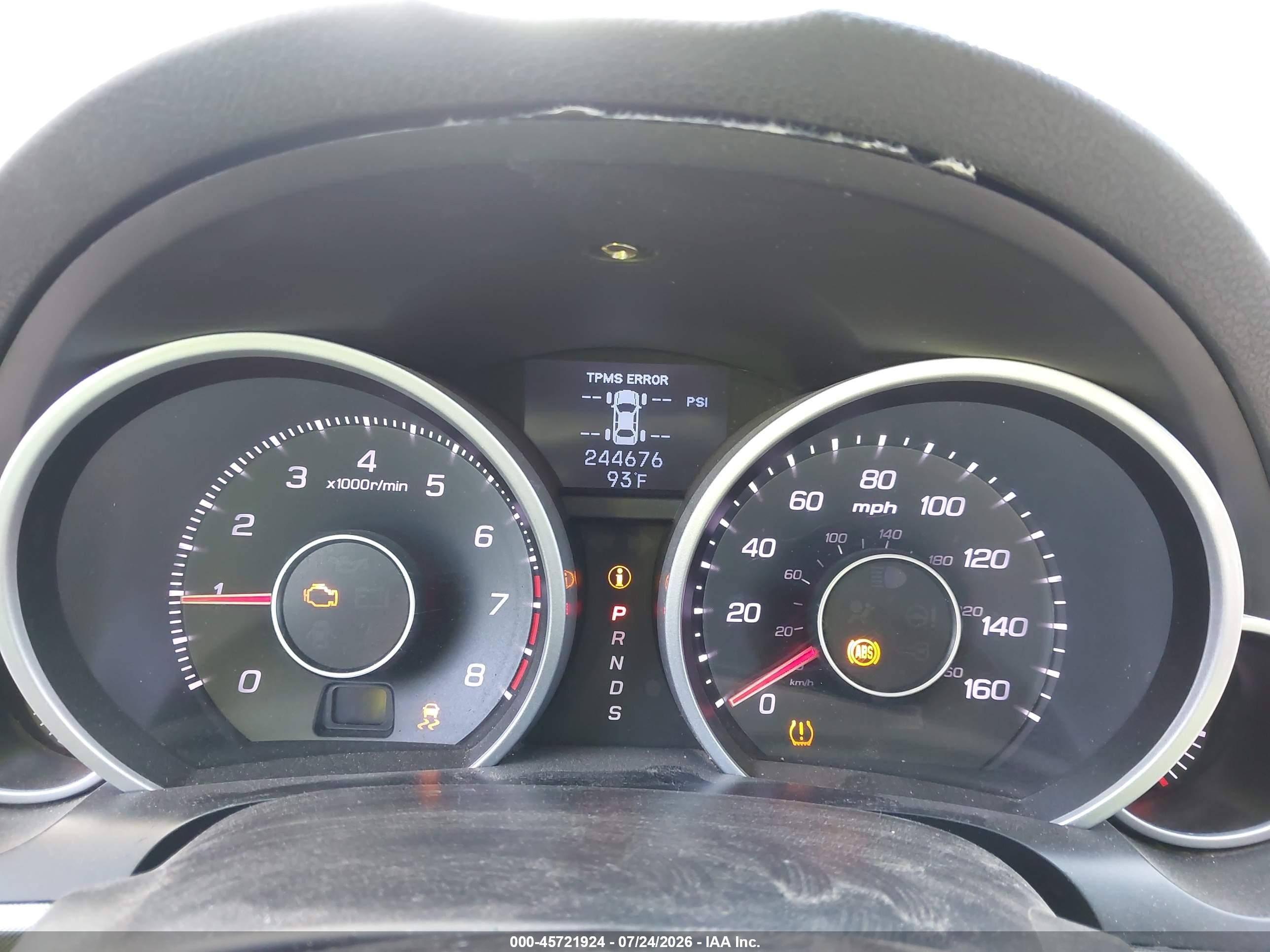 2010 Acura Tl 3.5 Black vin: 19UUA8F22AA800463