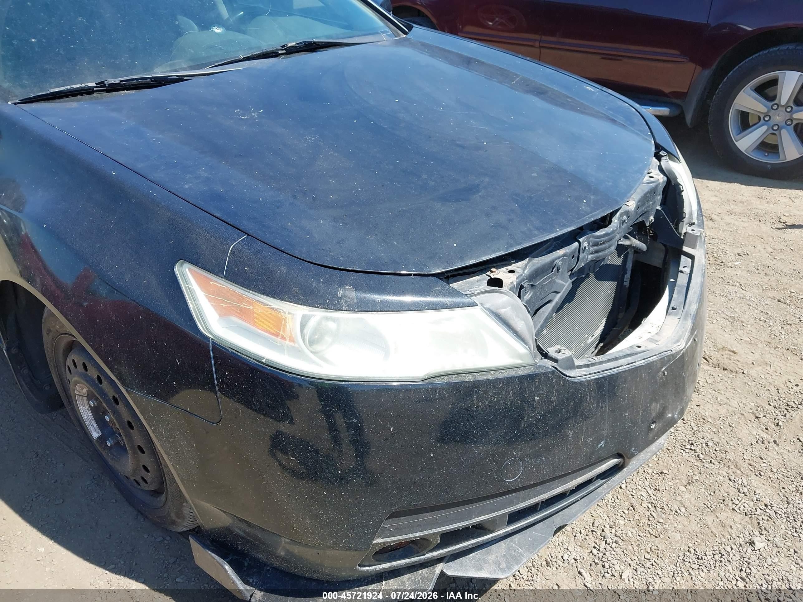 2010 Acura Tl 3.5 Black vin: 19UUA8F22AA800463