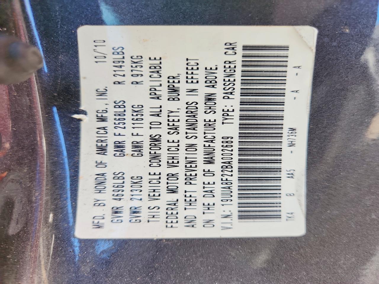 2011 Acura Tl Gray vin: 19UUA8F22BA002689