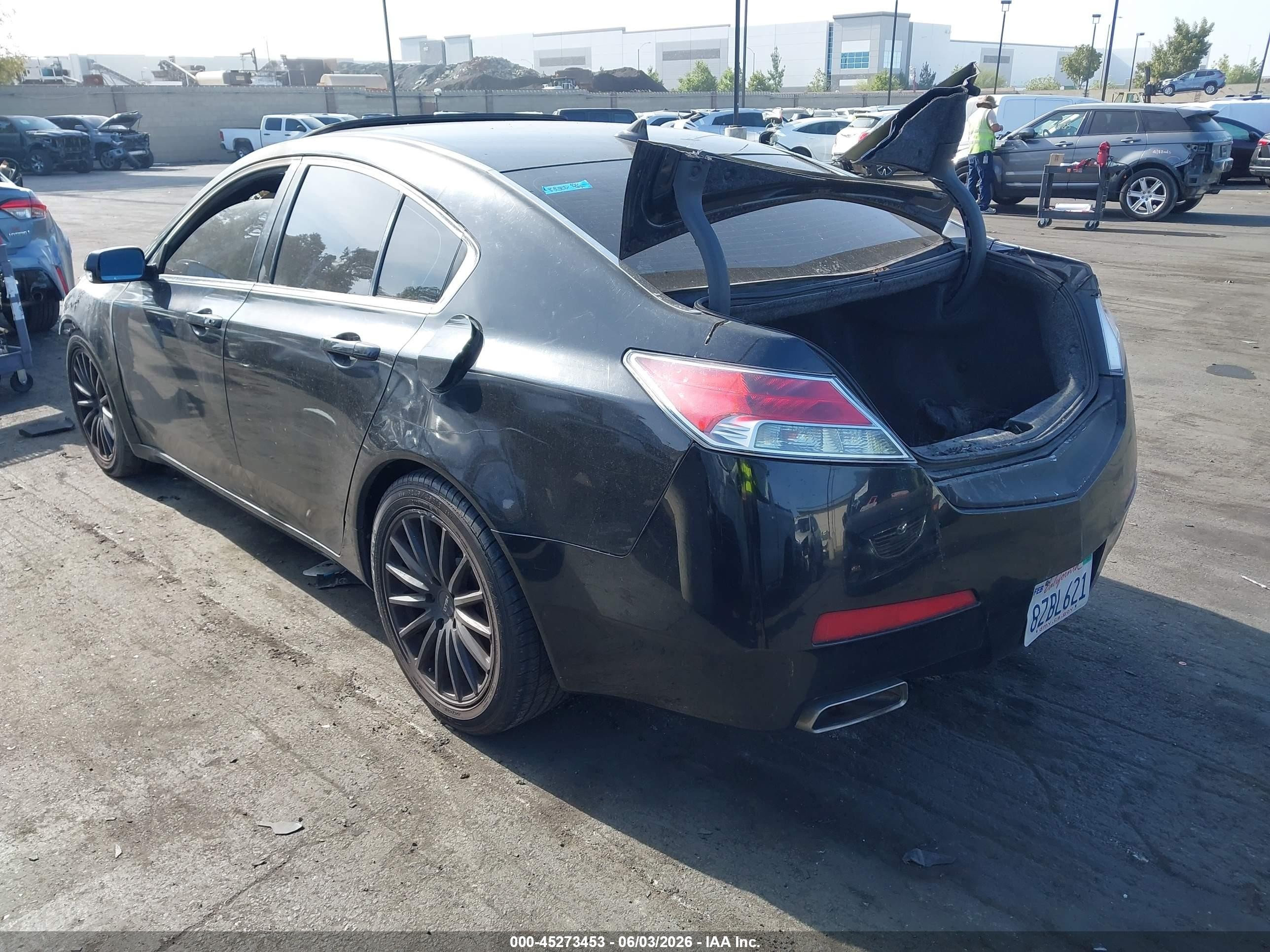 2011 Acura Tl 3.5 Black vin: 19UUA8F22BA008508