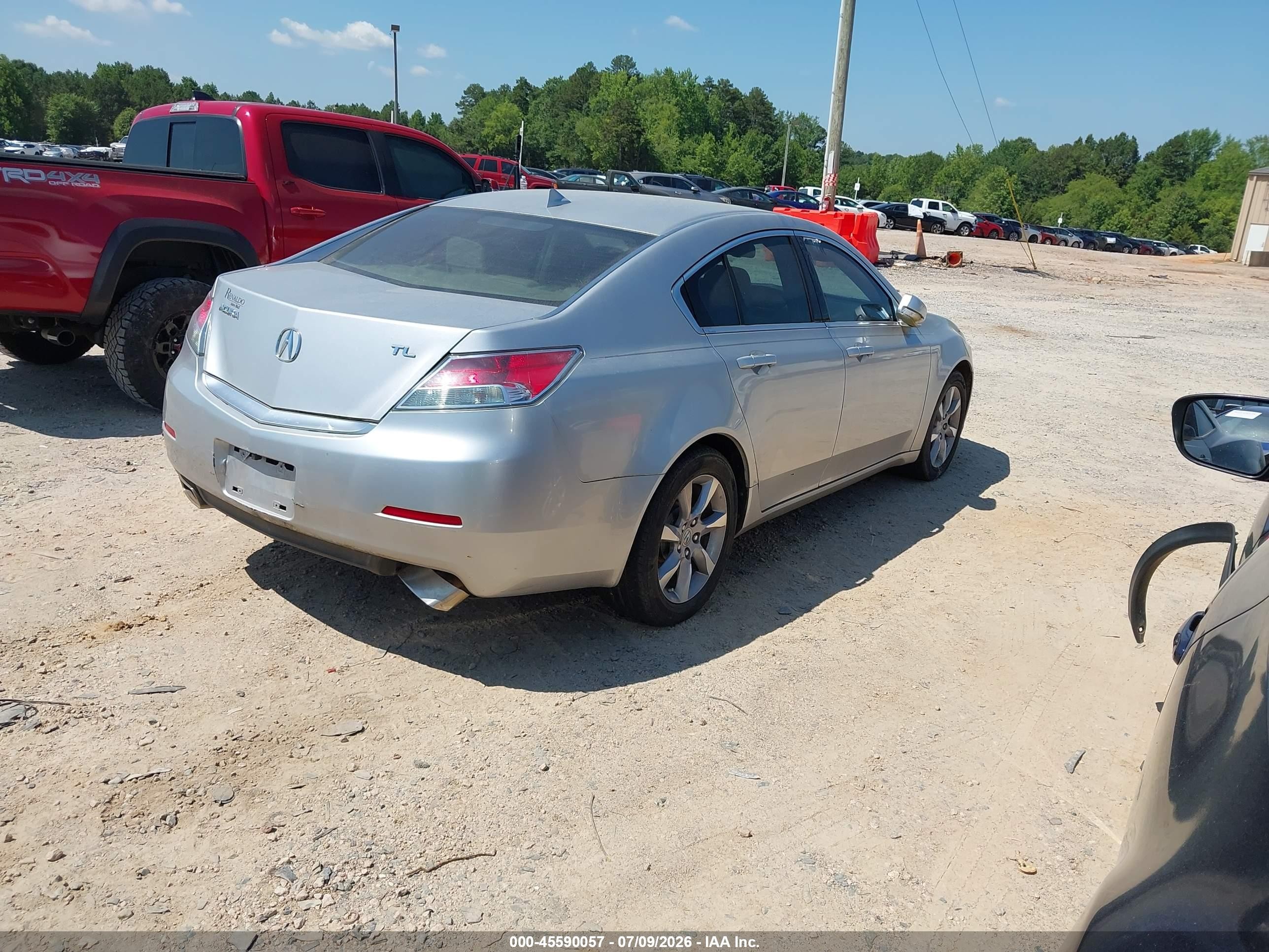 2012 Acura Tl 3.5 Silver vin: 19UUA8F22CA015976