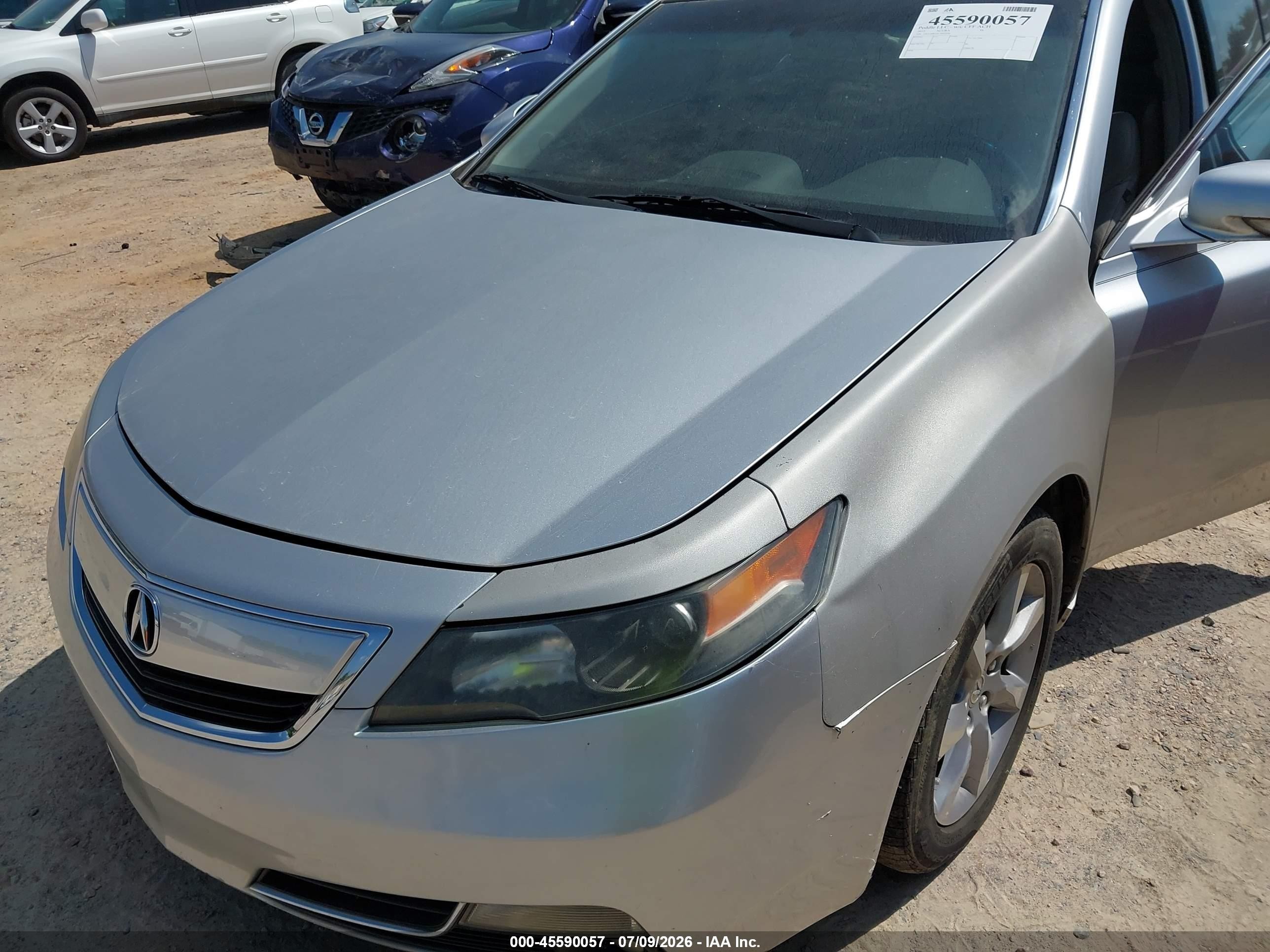 2012 Acura Tl 3.5 Silver vin: 19UUA8F22CA015976