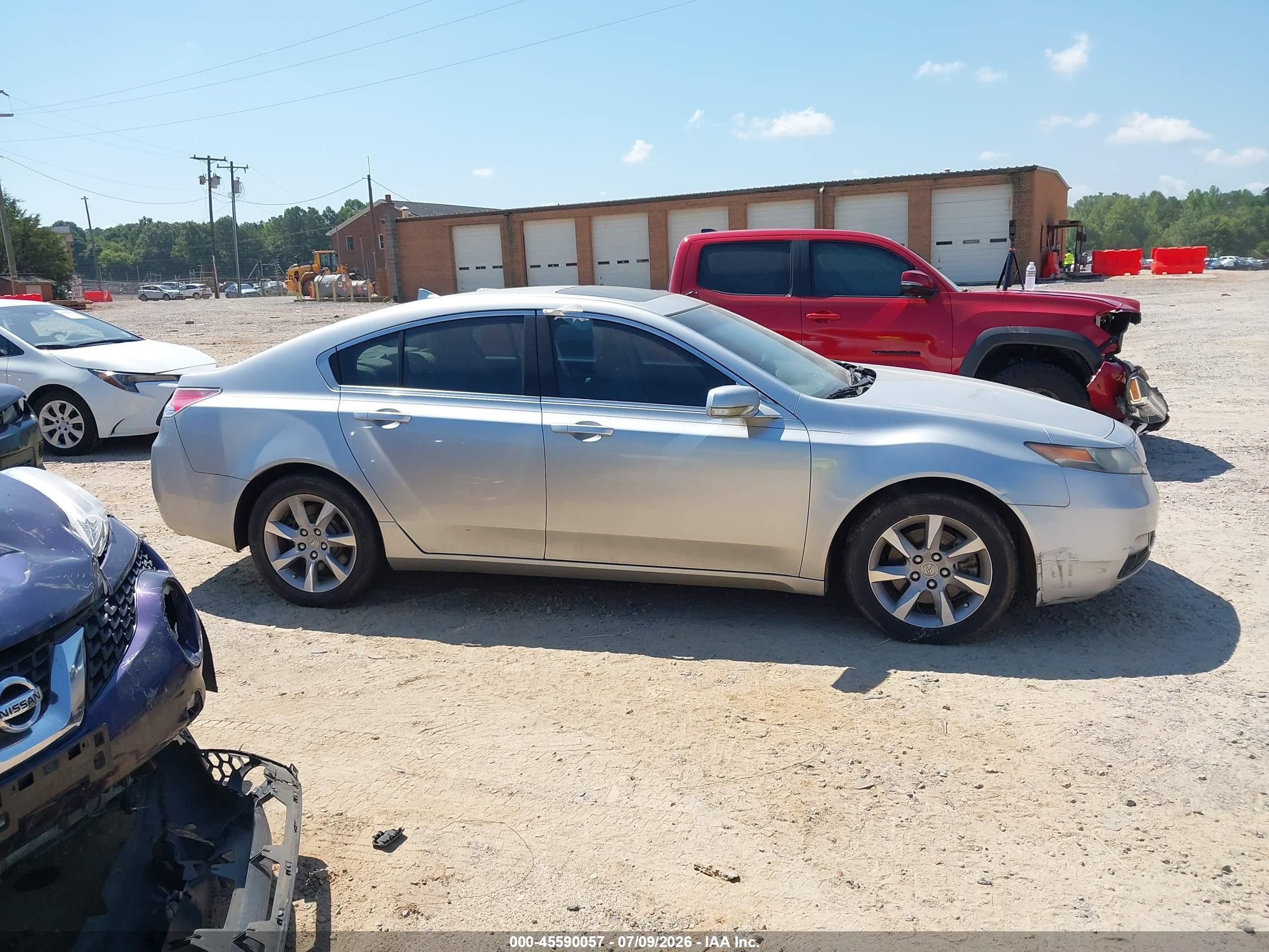2012 Acura Tl 3.5 Silver vin: 19UUA8F22CA015976