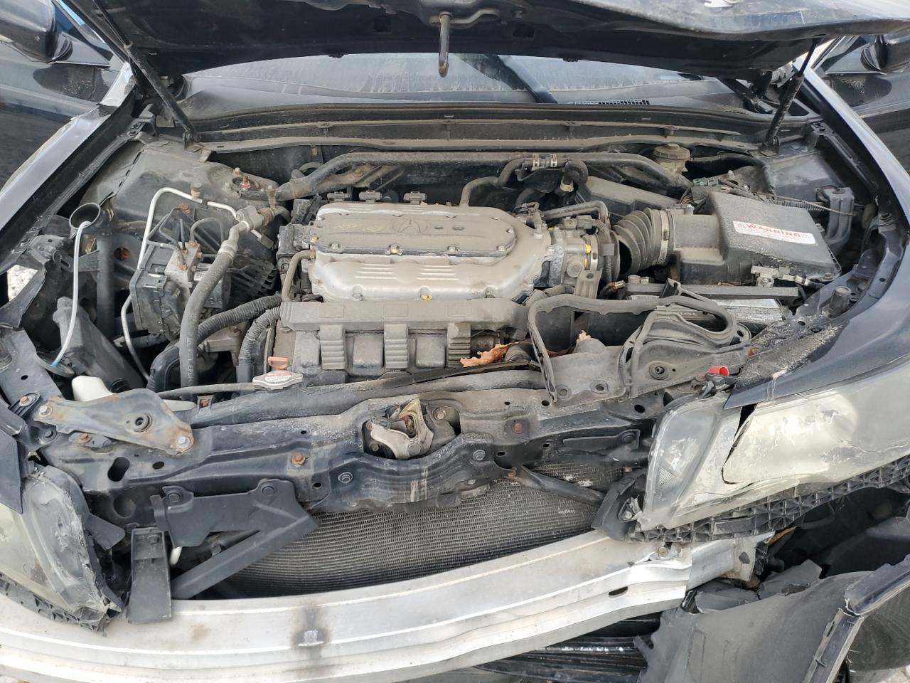 2012 Acura Tl Черный vin: 19UUA8F22CA019008