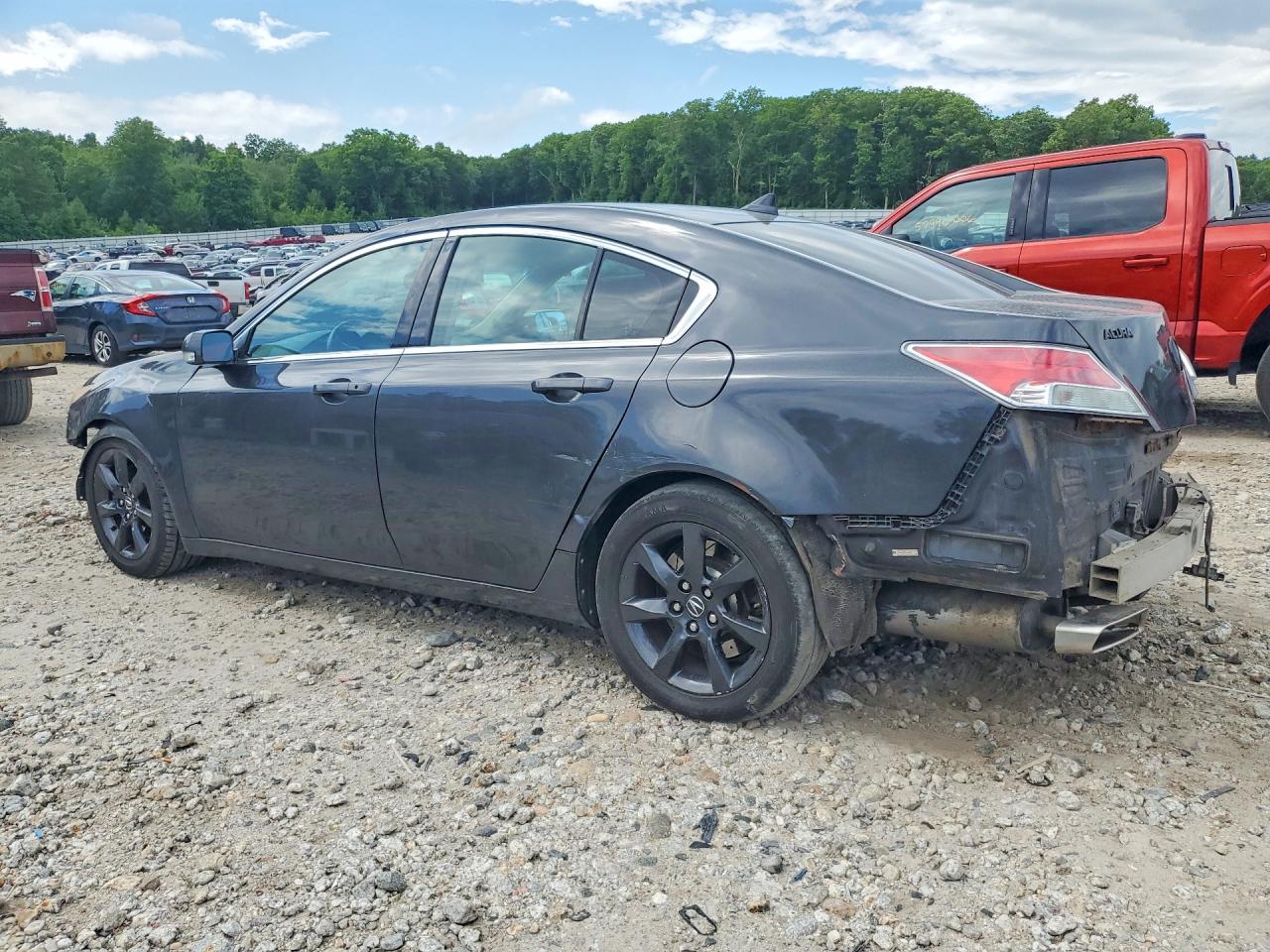 2012 Acura Tl Gray vin: 19UUA8F22CA040182