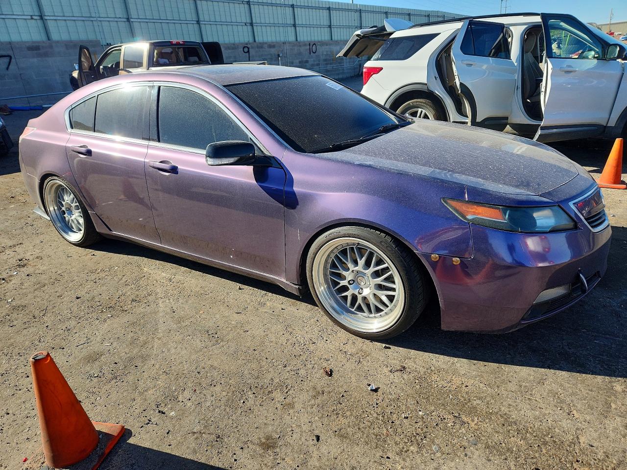 2012 Acura Tl Purple vin: 19UUA8F23CA002606