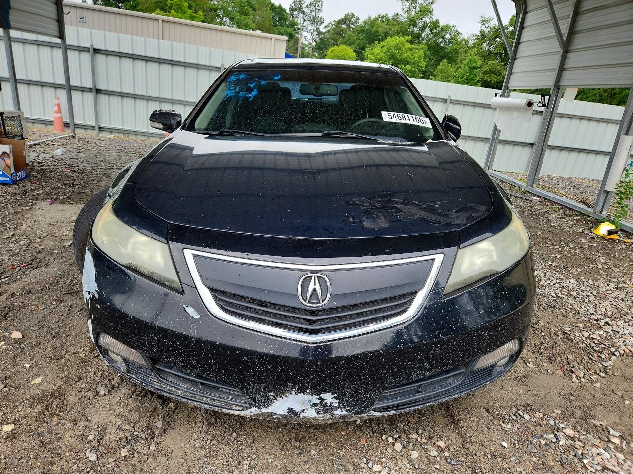 2012 Acura Tl Black vin: 19UUA8F23CA004498