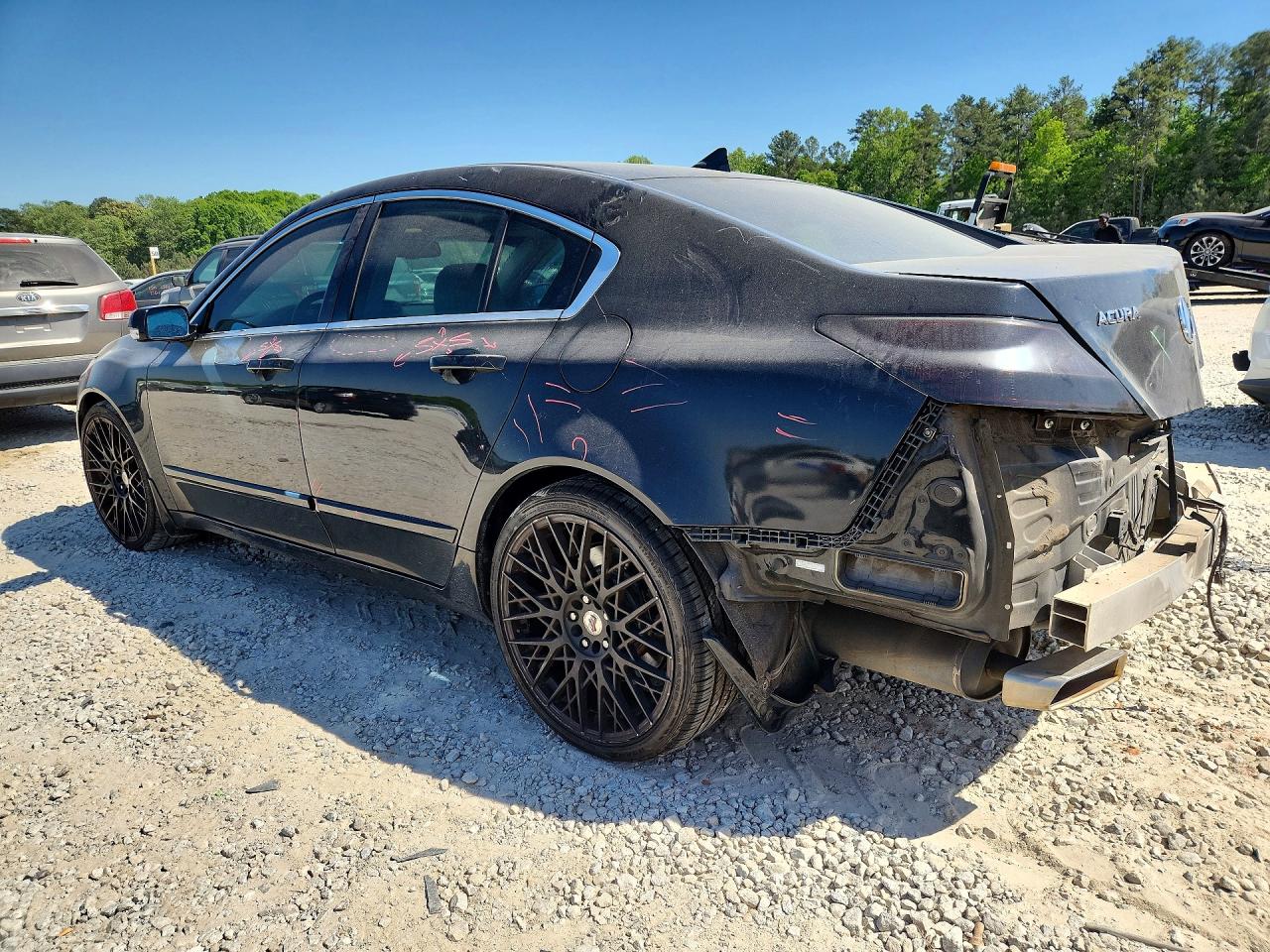 2012 Acura Tl Black vin: 19UUA8F23CA006462
