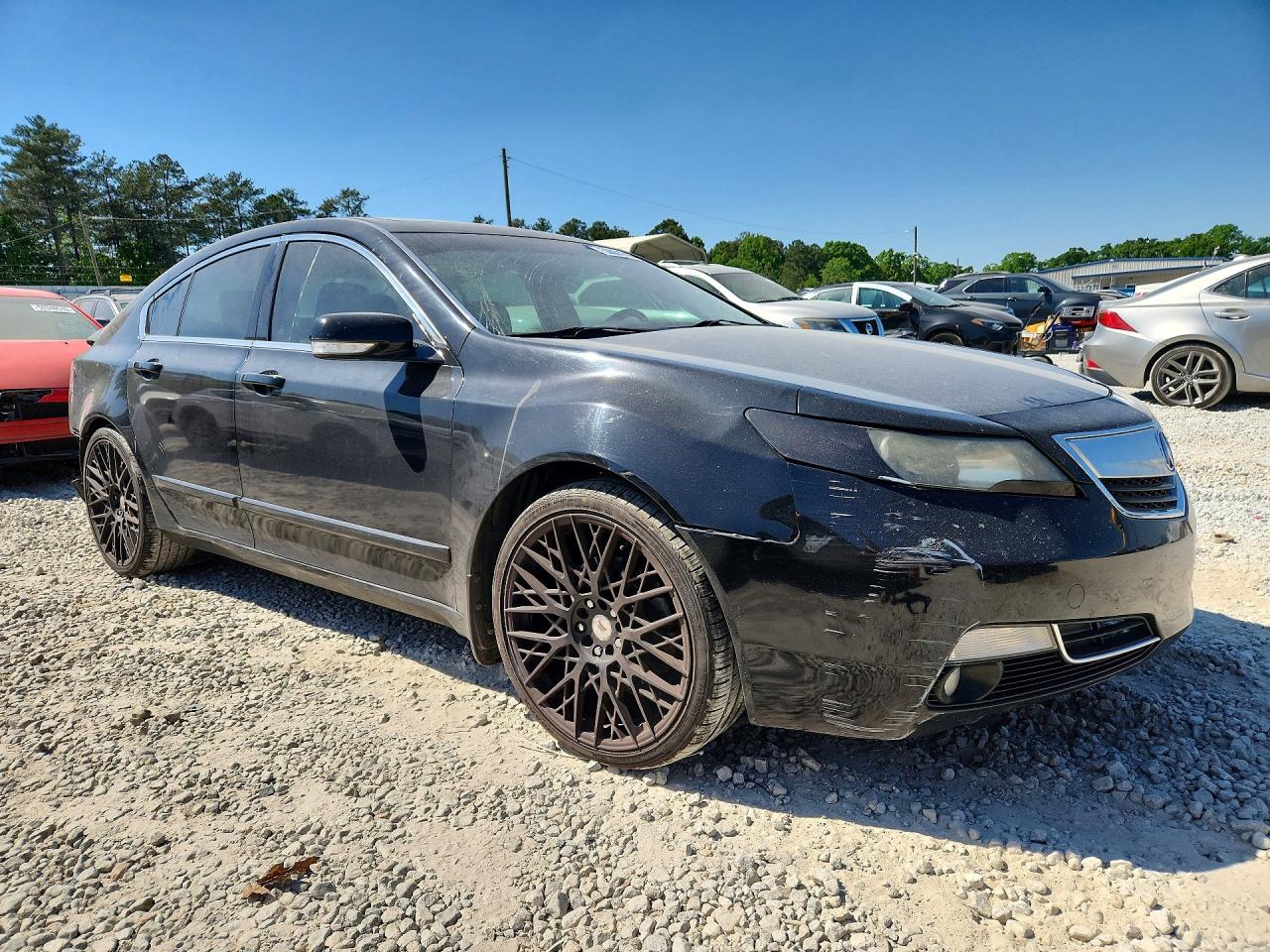 2012 Acura Tl Black vin: 19UUA8F23CA006462