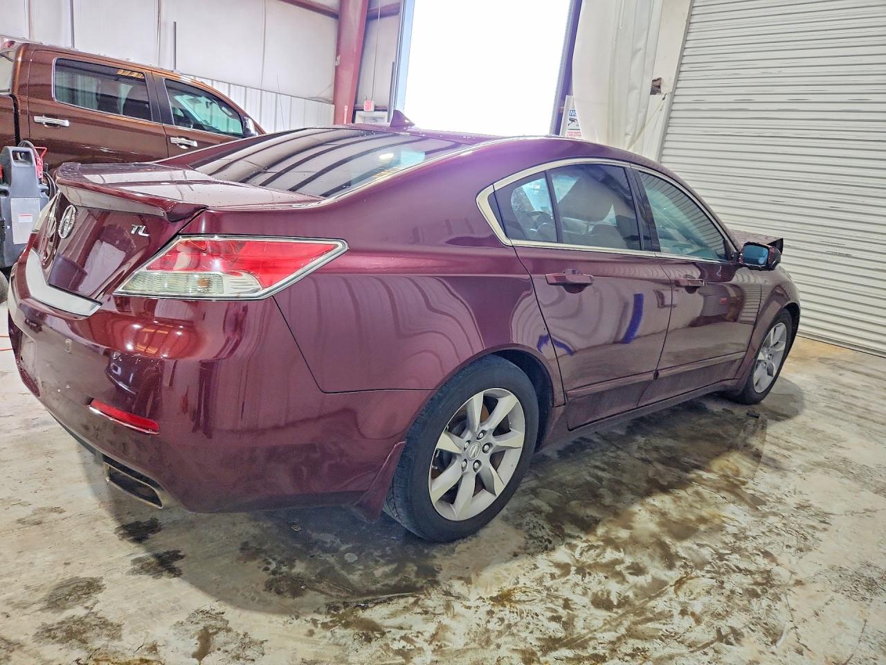 2012 Acura Tl Burgundy vin: 19UUA8F23CA016277