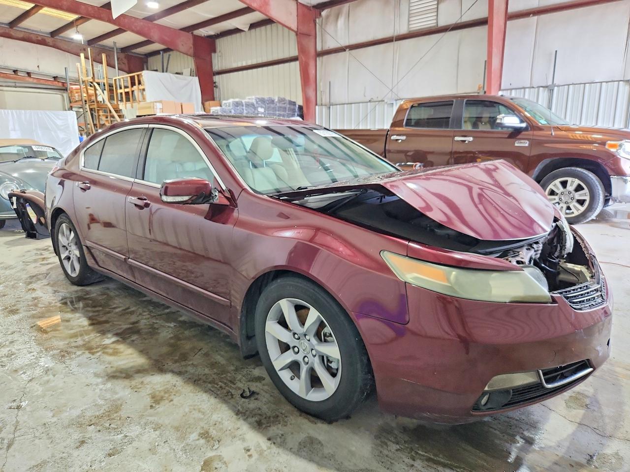2012 Acura Tl Burgundy vin: 19UUA8F23CA016277