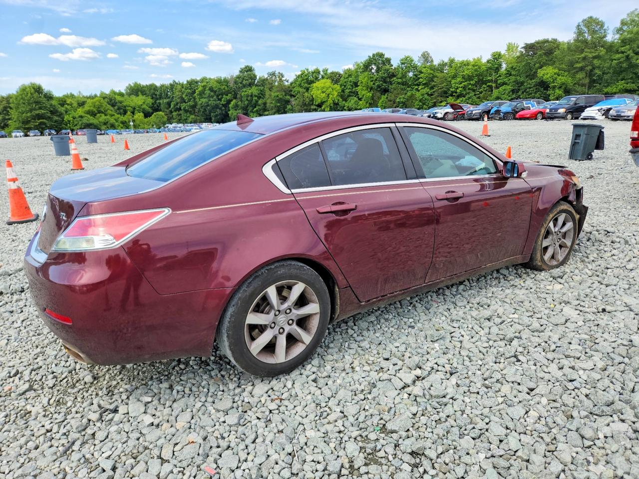 2013 Acura Tl Burgundy vin: 19UUA8F23DA001327