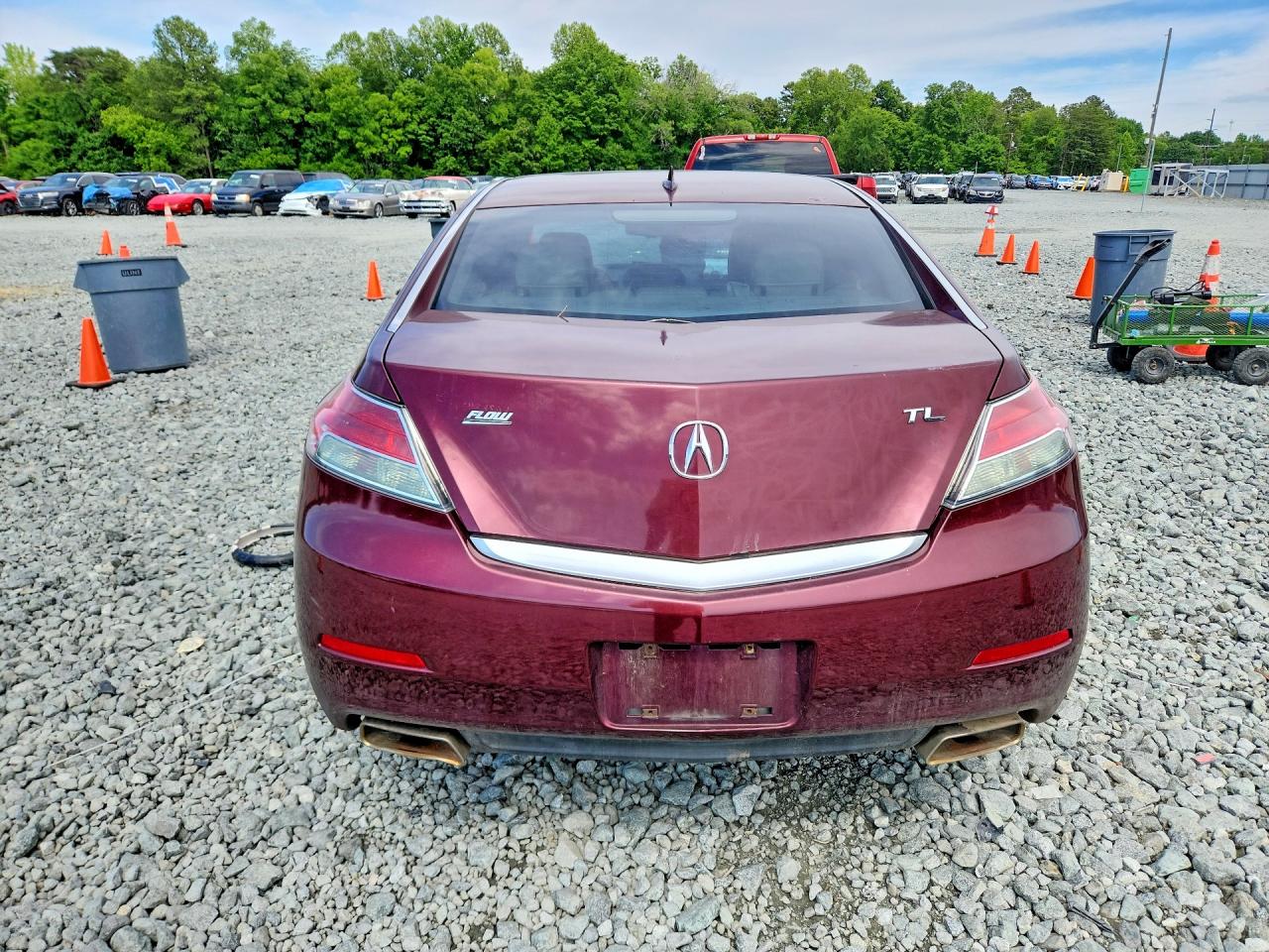 2013 Acura Tl Burgundy vin: 19UUA8F23DA001327