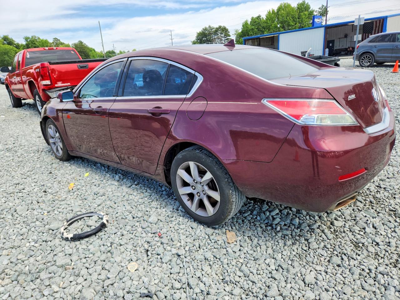 2013 Acura Tl Burgundy vin: 19UUA8F23DA001327
