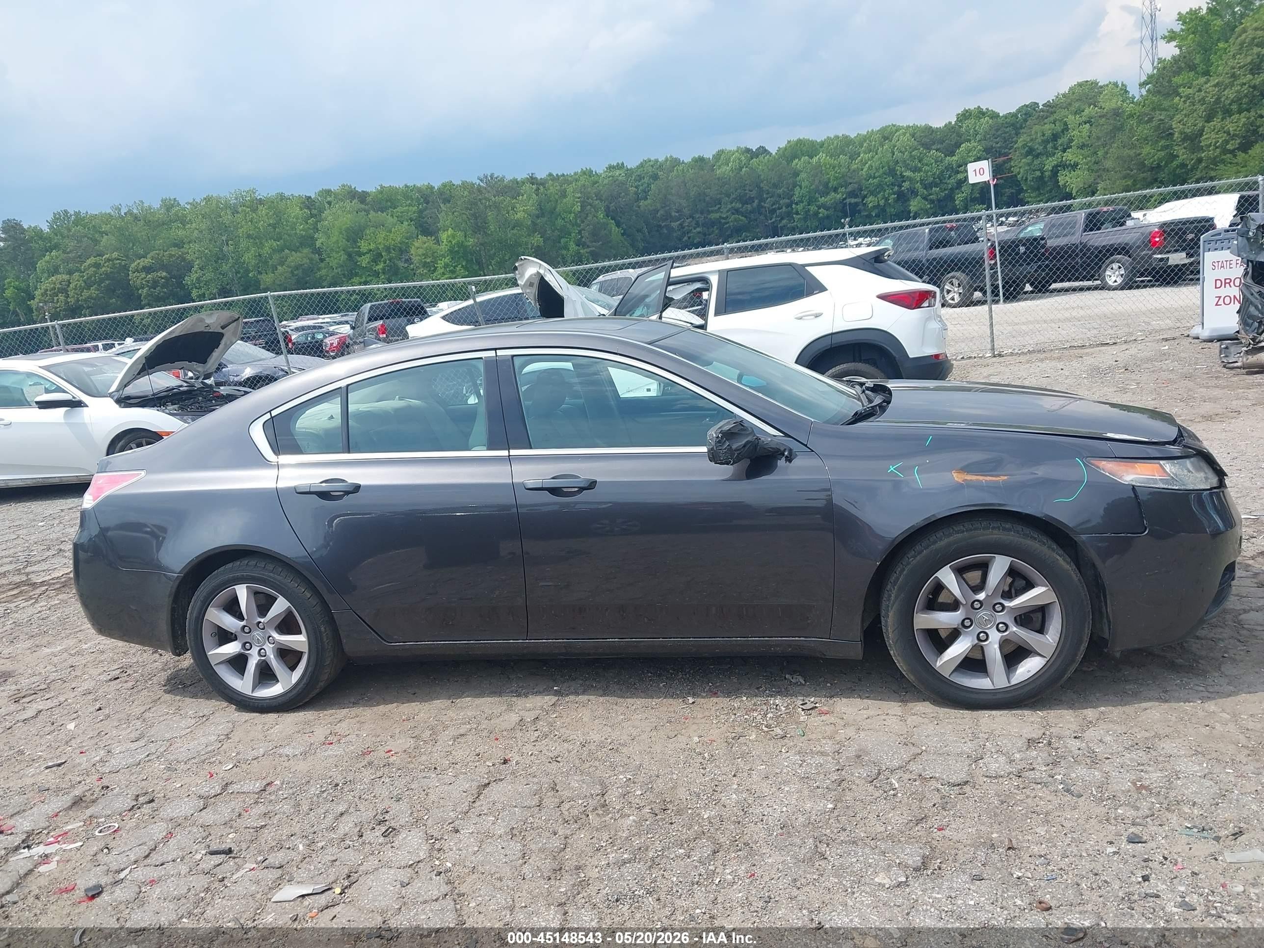 2013 Acura Tl 3.5 Gray vin: 19UUA8F23DA004227