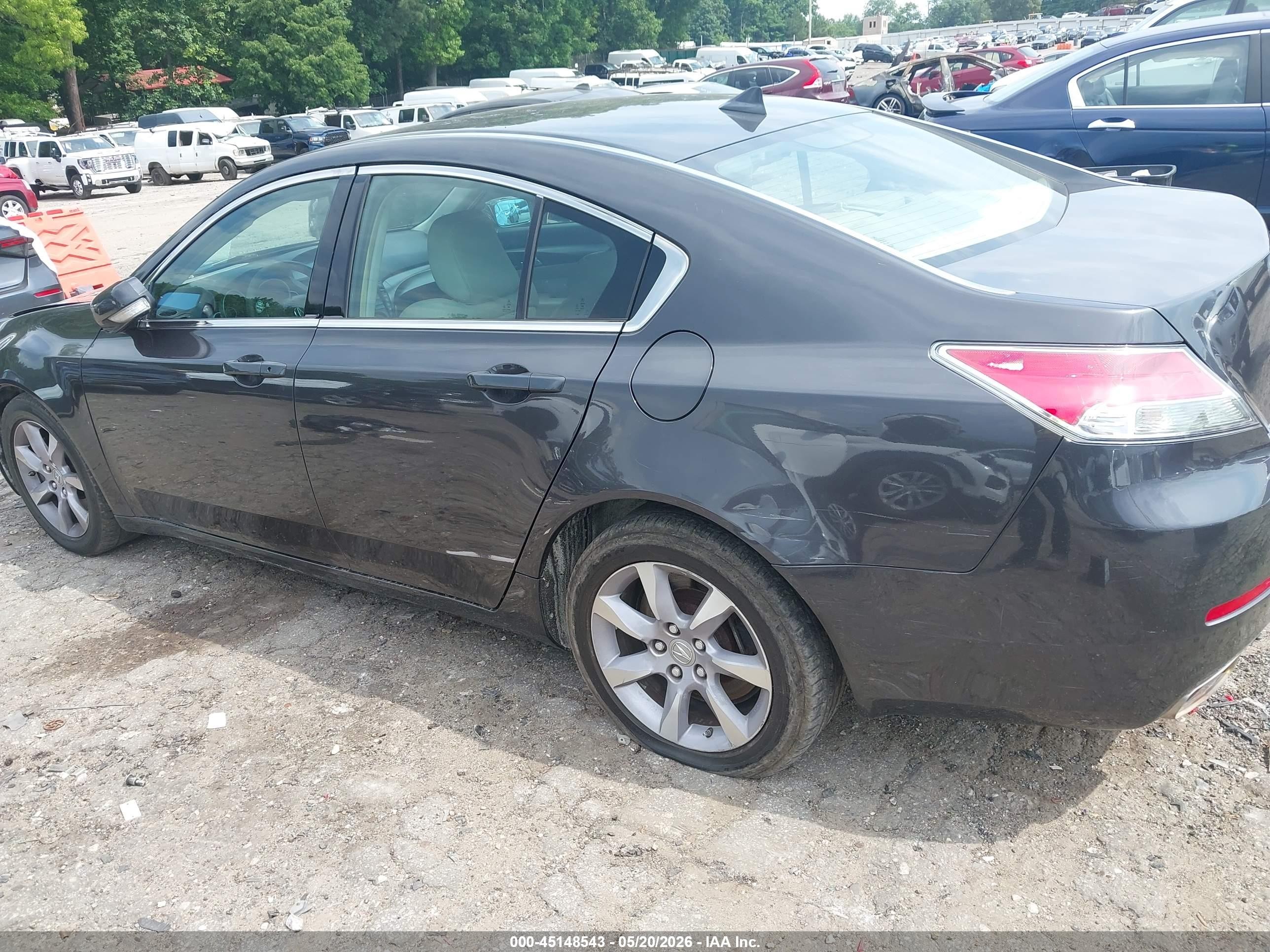 2013 Acura Tl 3.5 Gray vin: 19UUA8F23DA004227