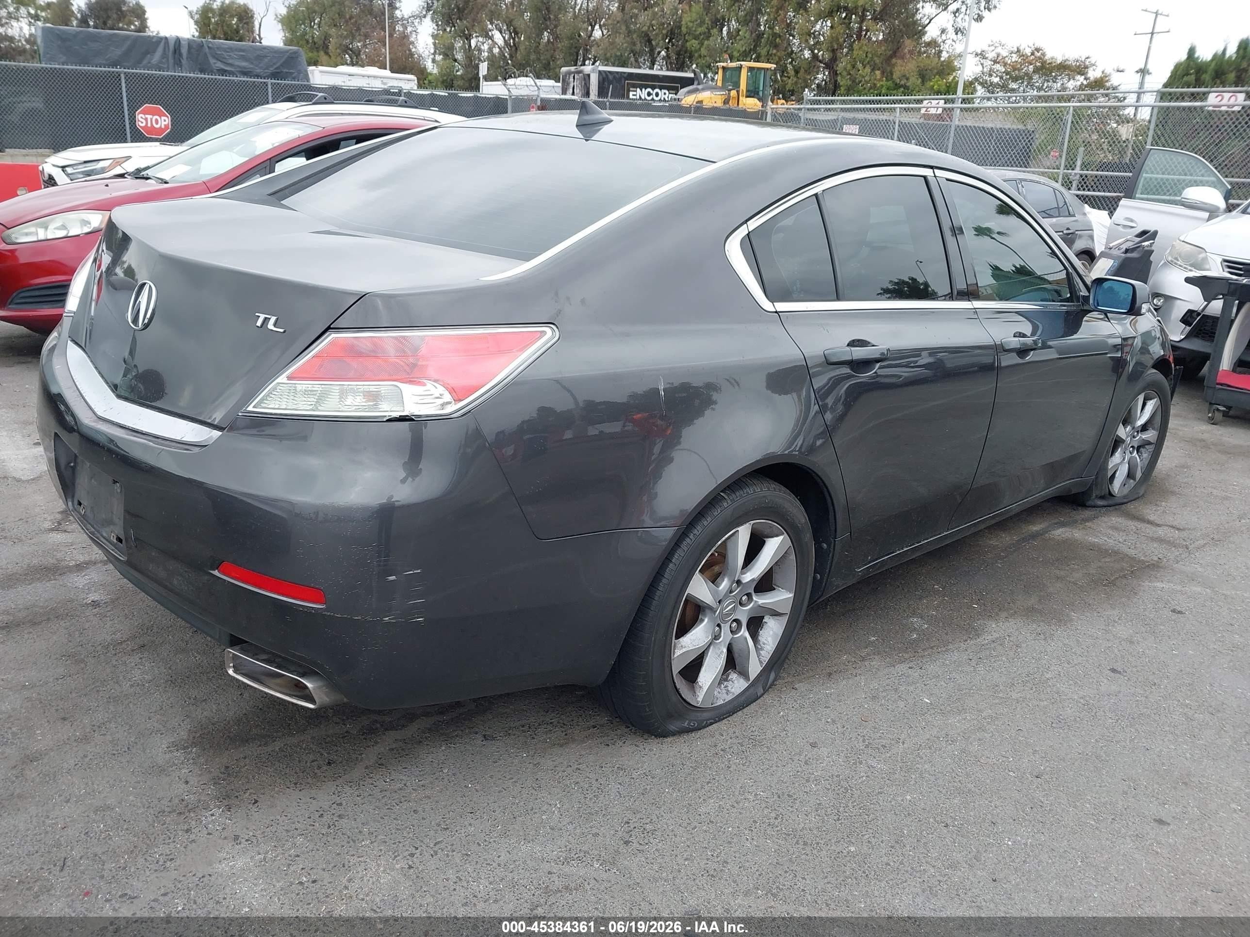 2013 Acura Tl 3.5 Gray vin: 19UUA8F23DA005085