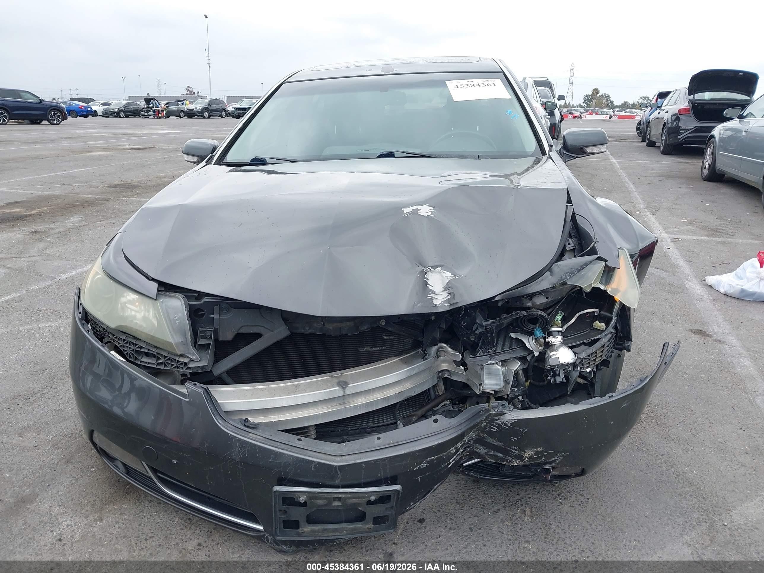 2013 Acura Tl 3.5 Gray vin: 19UUA8F23DA005085