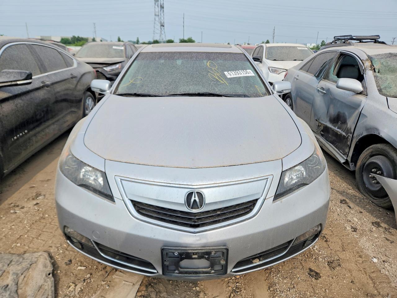 2013 Acura Tl Silver vin: 19UUA8F23DA009685
