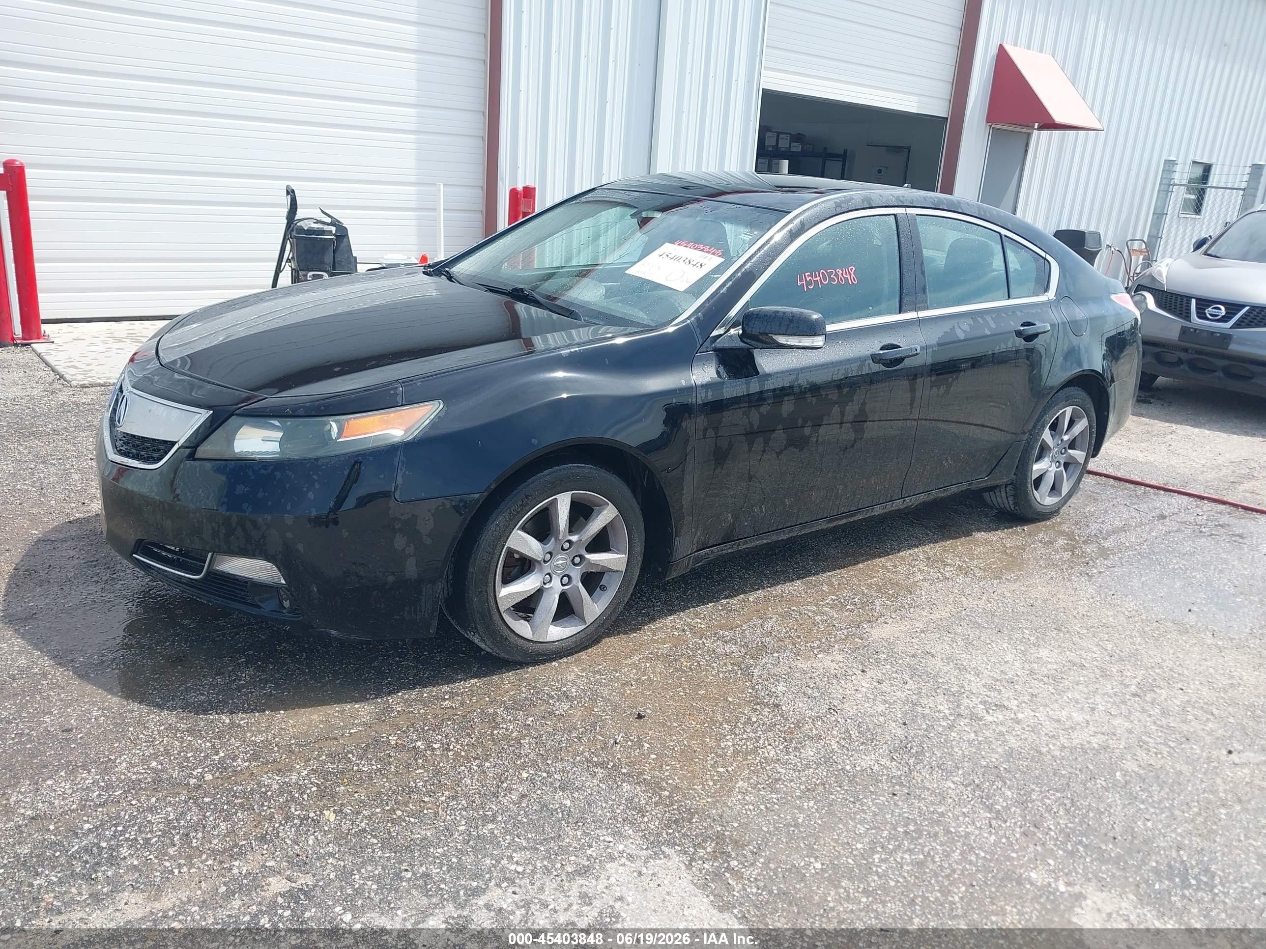 2013 Acura Tl 3.5 Черный vin: 19UUA8F23DA009752