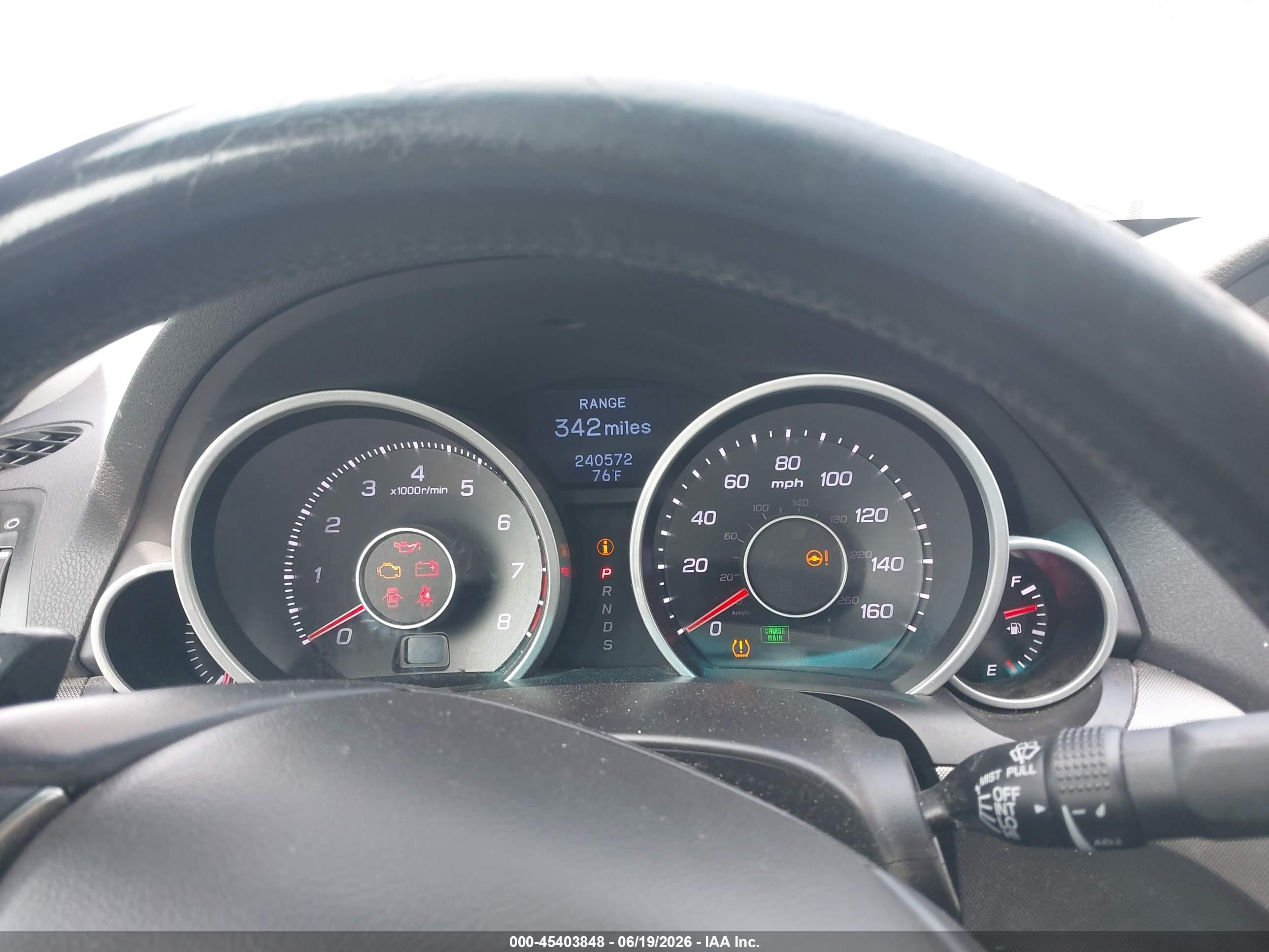 2013 Acura Tl 3.5 Черный vin: 19UUA8F23DA009752