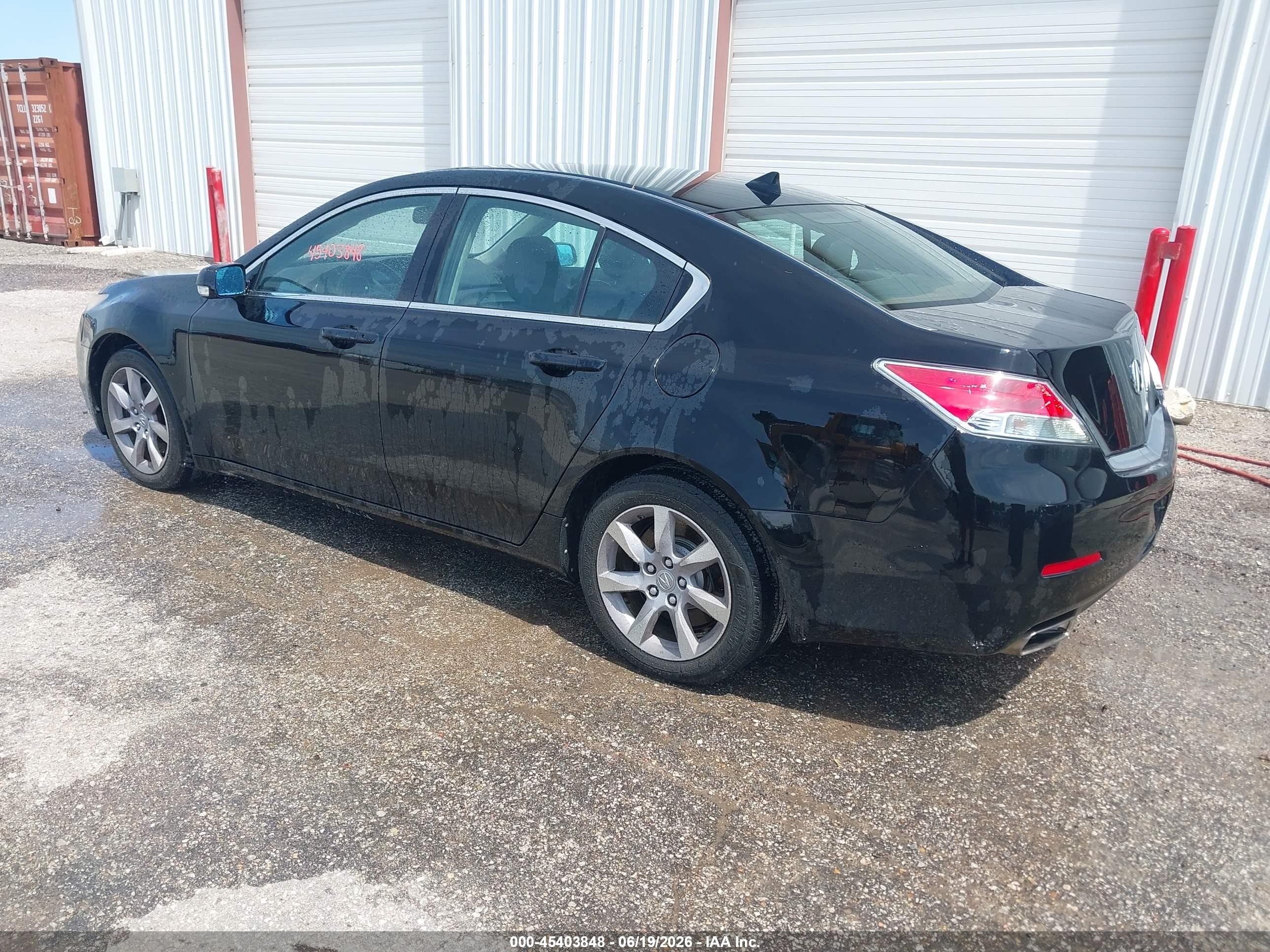 2013 Acura Tl 3.5 Черный vin: 19UUA8F23DA009752