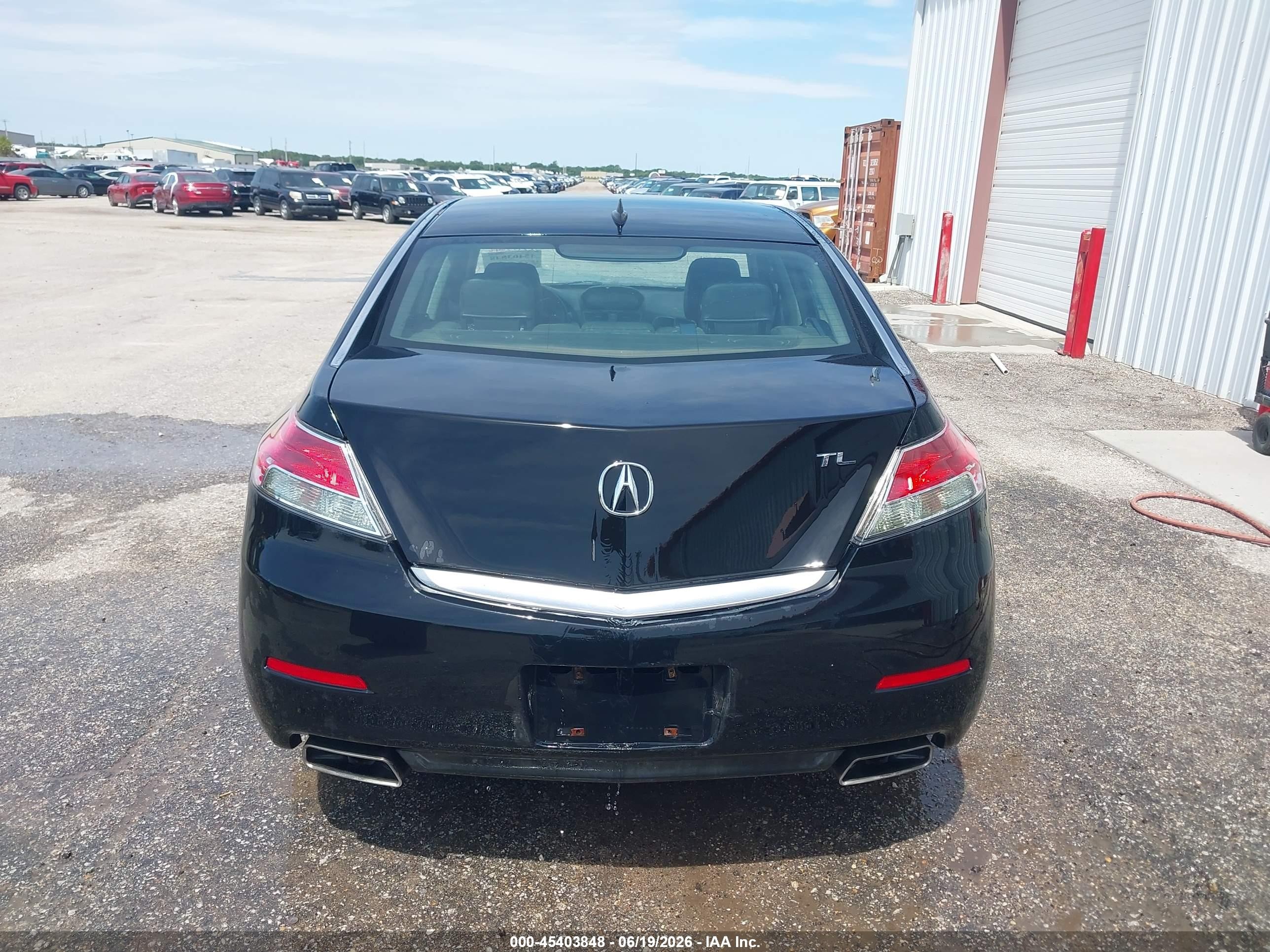 2013 Acura Tl 3.5 Черный vin: 19UUA8F23DA009752