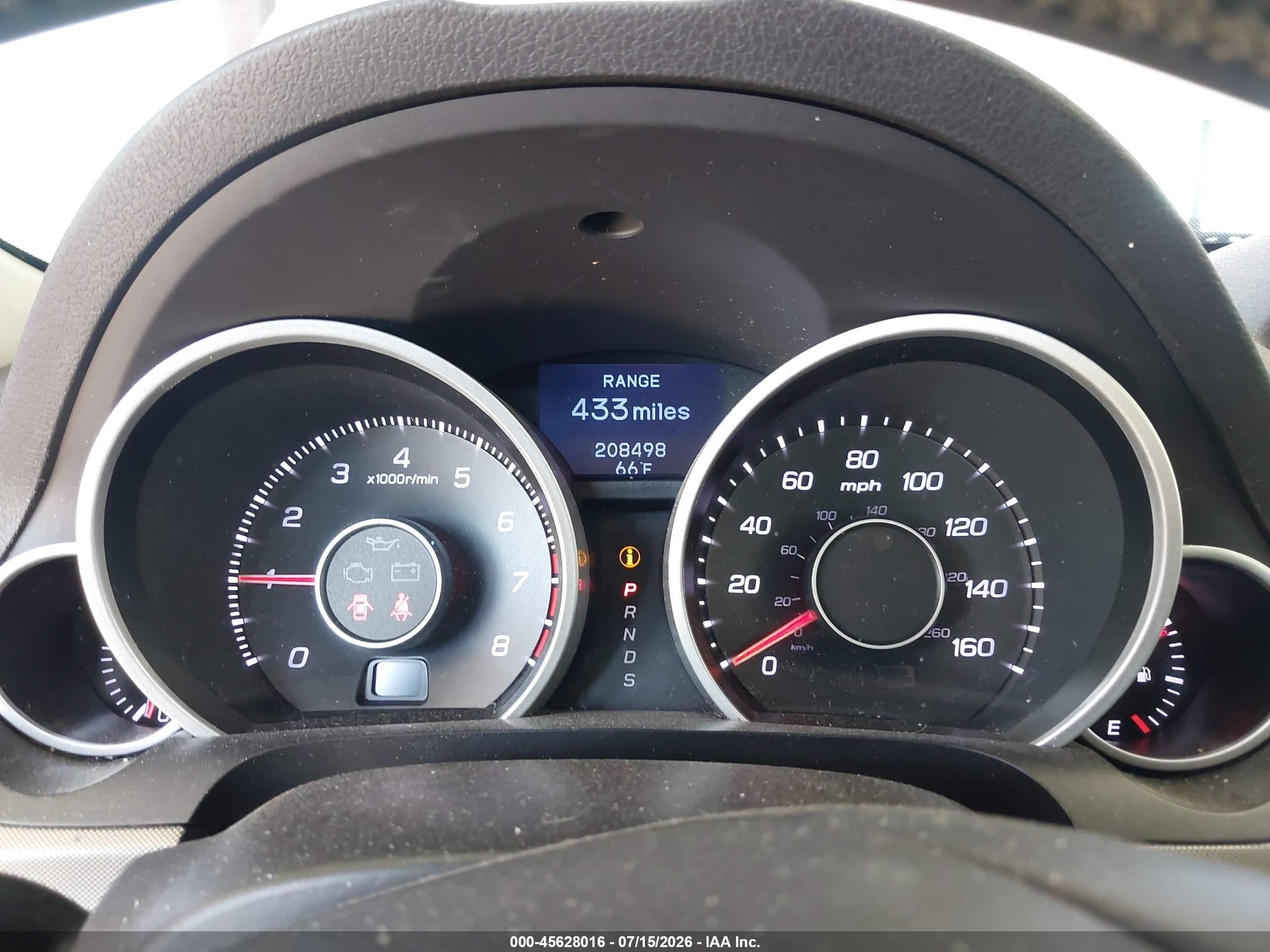 2013 Acura Tl 3.5 White vin: 19UUA8F23DA016250