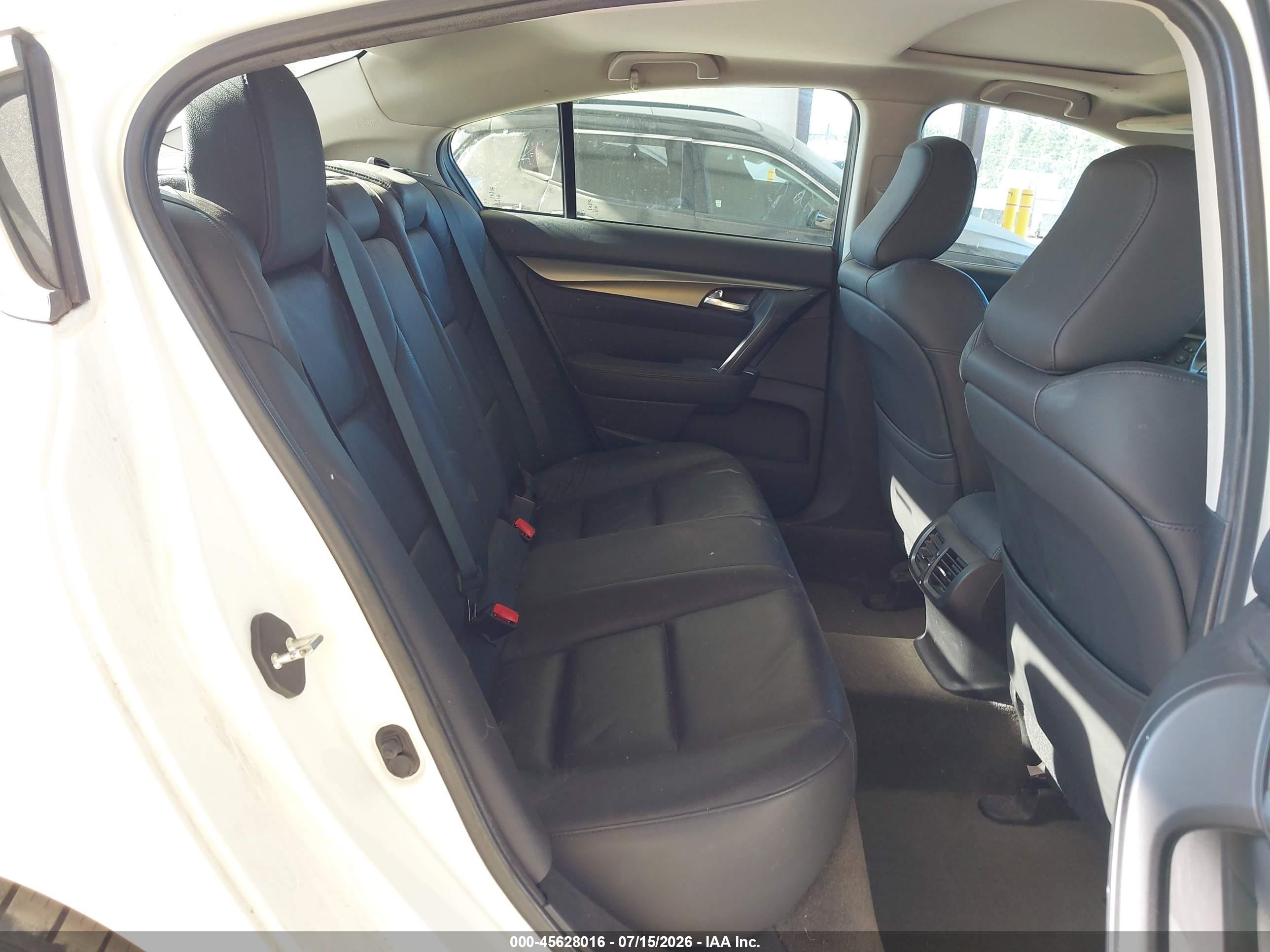 2013 Acura Tl 3.5 White vin: 19UUA8F23DA016250
