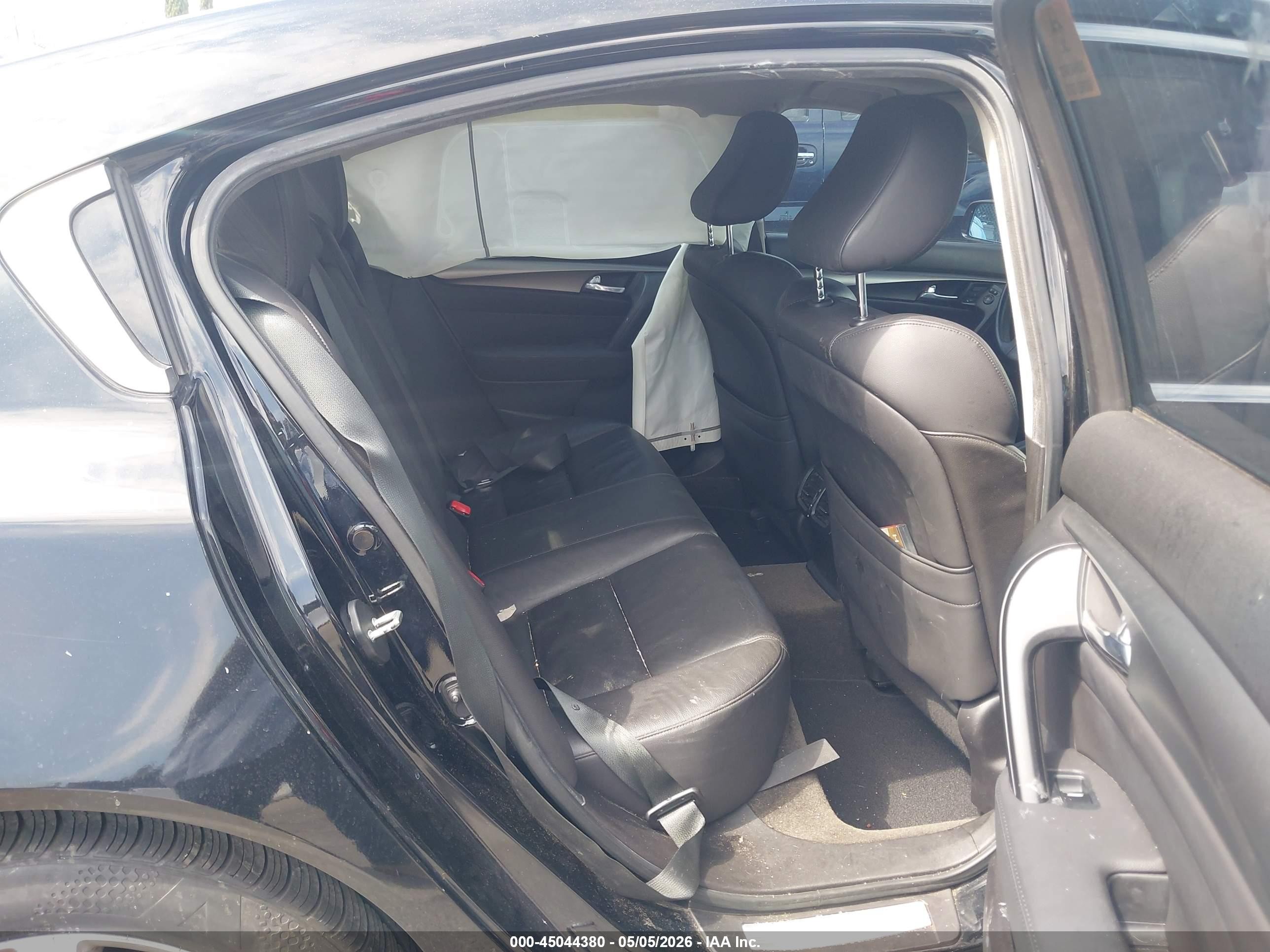 2012 Acura Tl 3.5 Черный vin: 19UUA8F24CA017678