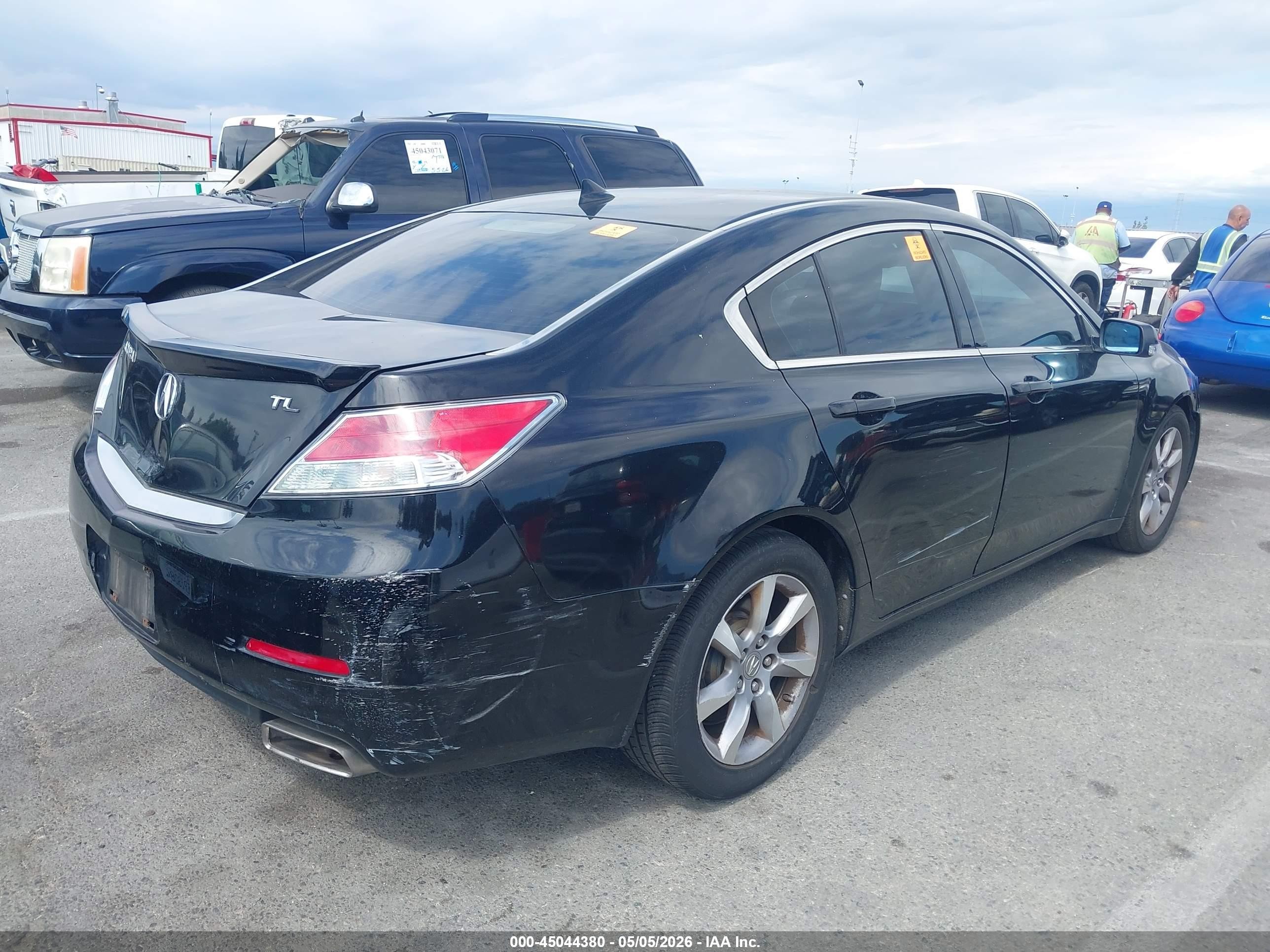 2012 Acura Tl 3.5 Черный vin: 19UUA8F24CA017678